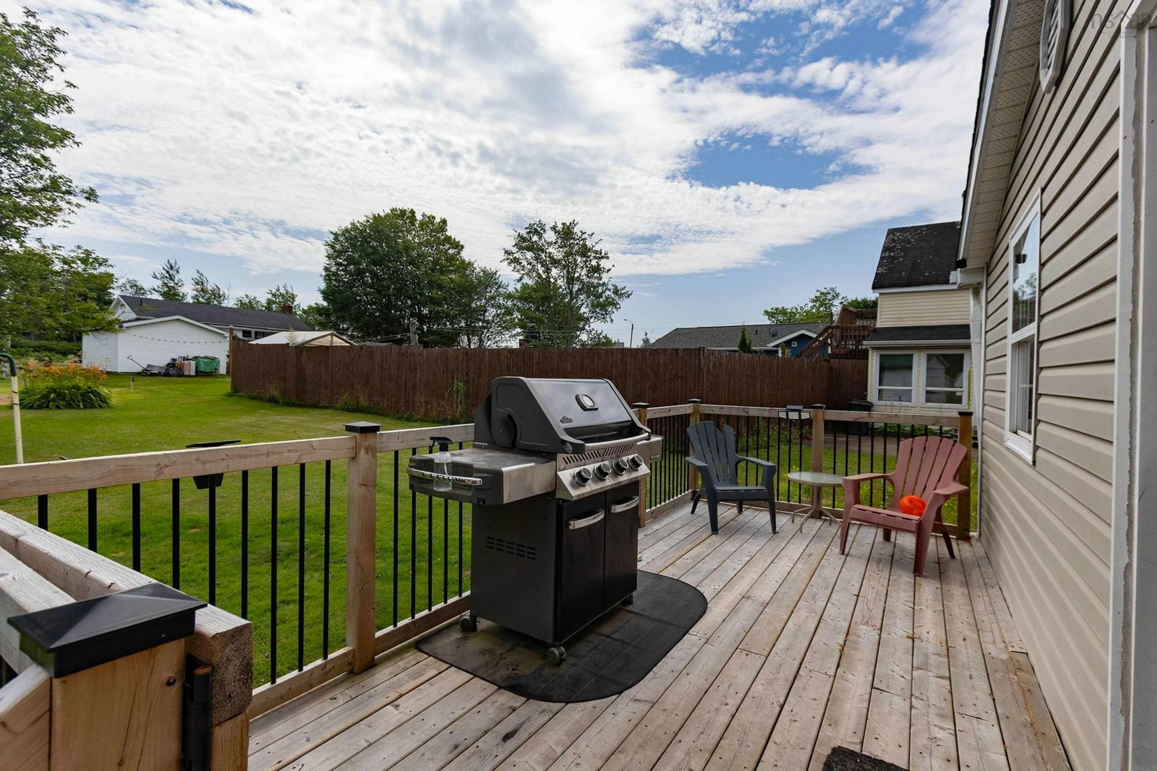 Patio, water/lake/river/ocean view for 40 Park Street, Amherst Nova Scotia B4H 2R5