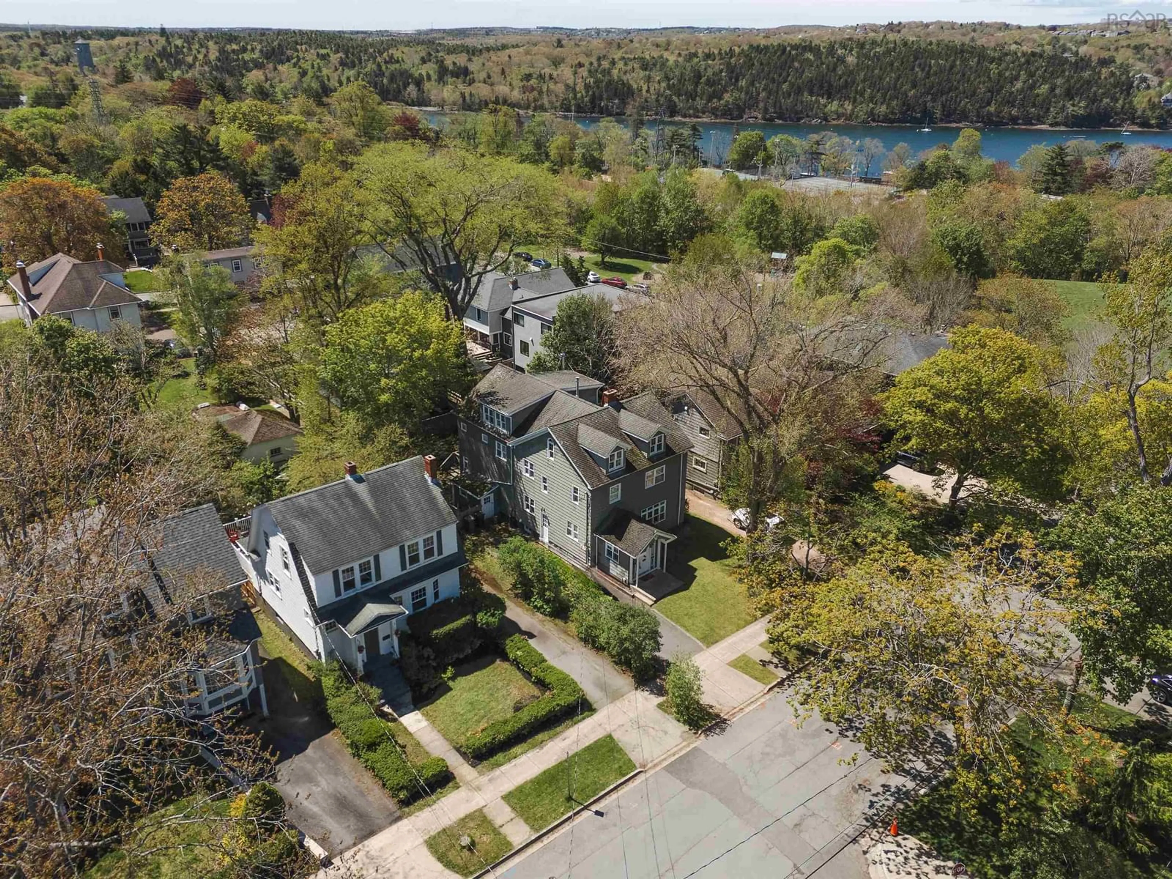 A pic from outside/outdoor area/front of a property/back of a property/a pic from drone, water/lake/river/ocean view for 6540 Geldert St, Halifax Nova Scotia B3H 2C8