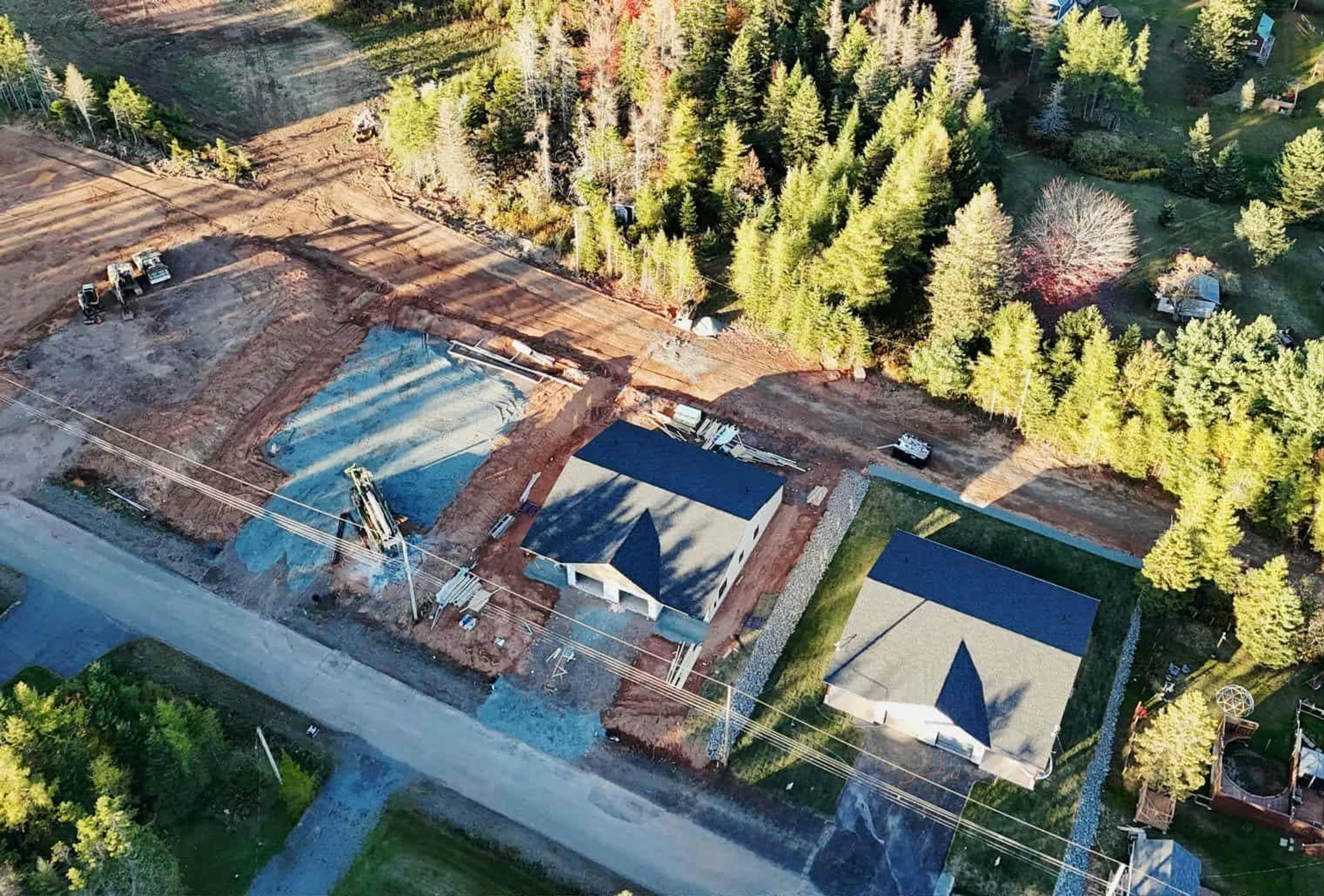 A pic from outside/outdoor area/front of a property/back of a property/a pic from drone, unknown for 20 Wild Rose Dr, East Mountain Nova Scotia B6L 2N3