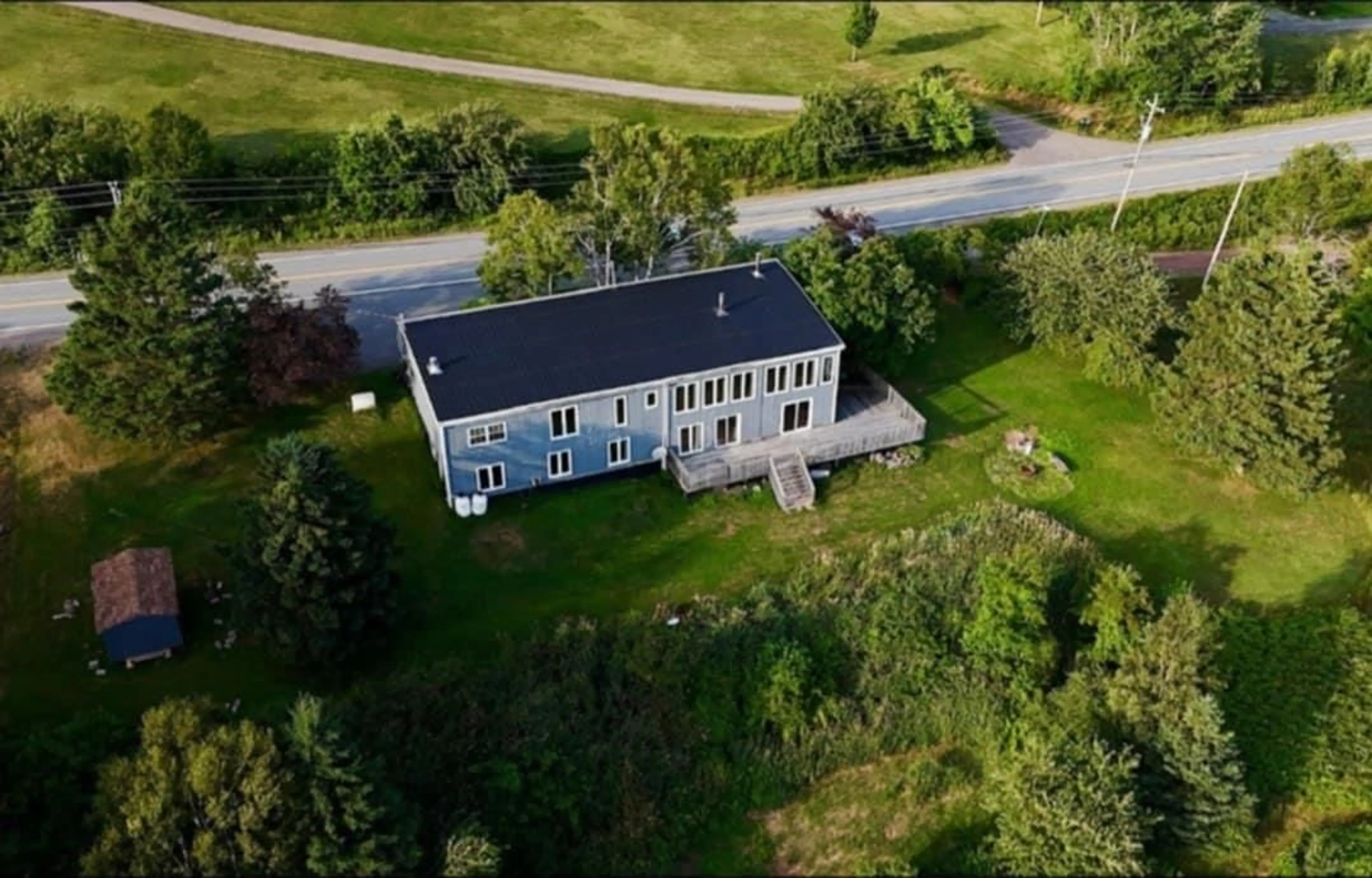 A pic from outside/outdoor area/front of a property/back of a property/a pic from drone, building for 1994 Highway 2, Economy Nova Scotia B0M 1B0