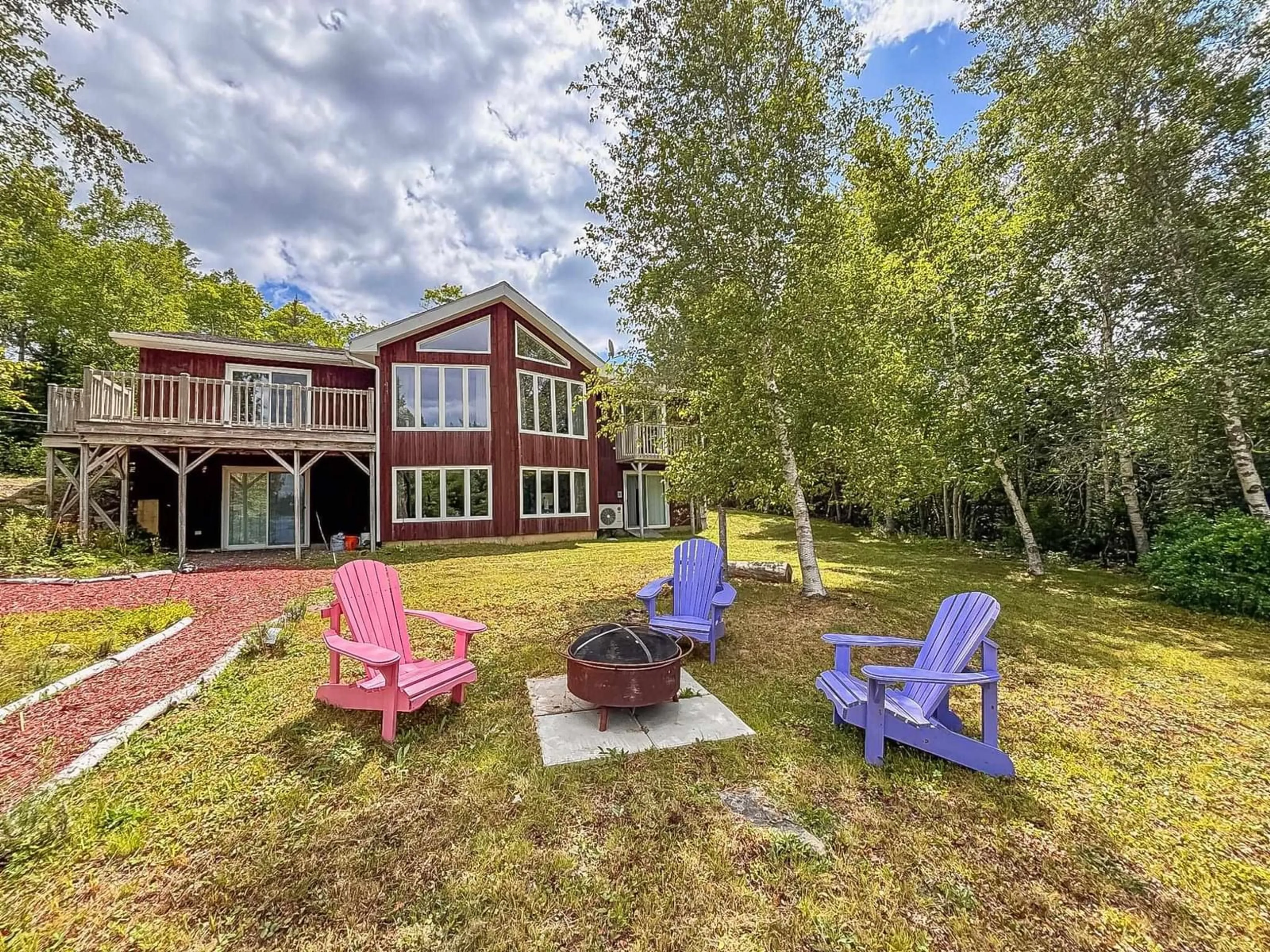 Patio, water/lake/river/ocean view for 52 Jefferson Rd, Laconia Nova Scotia B4V 5W5
