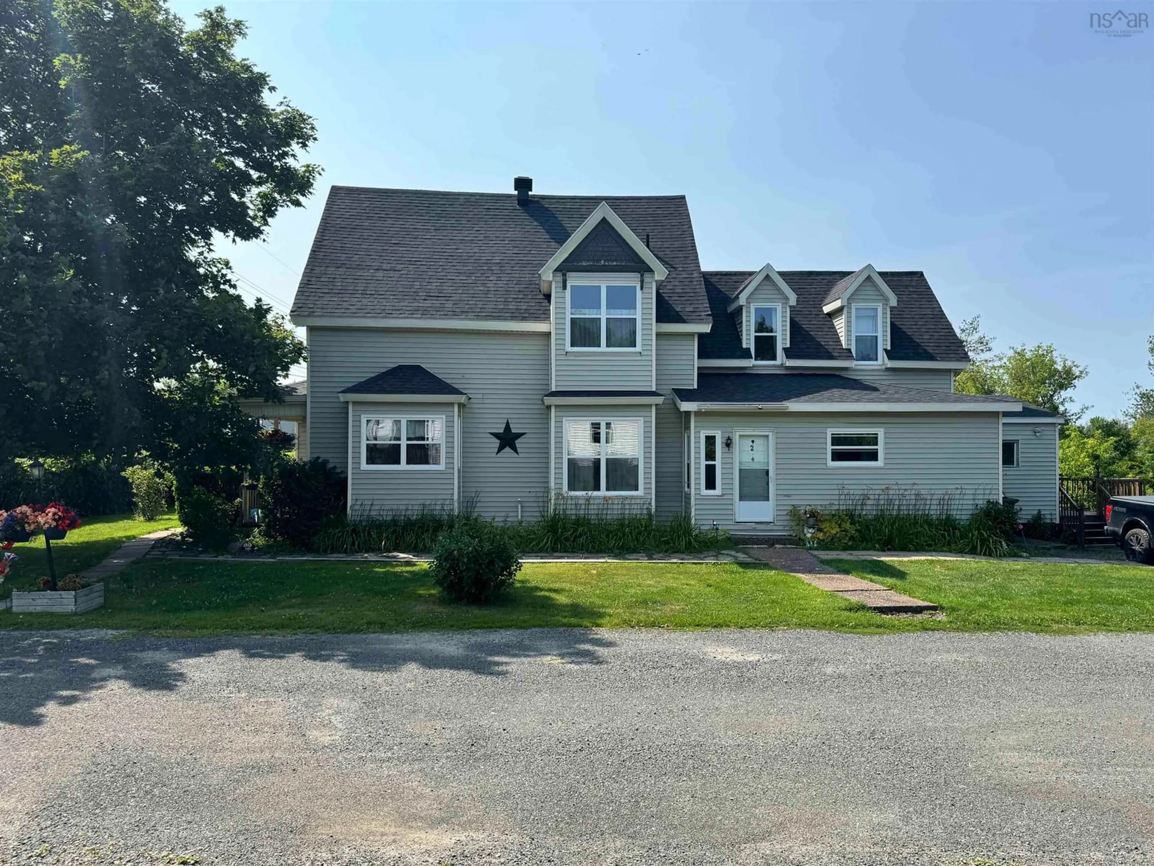 Home with vinyl exterior material, street for 2112 North St, Westville Nova Scotia B0K 2A0