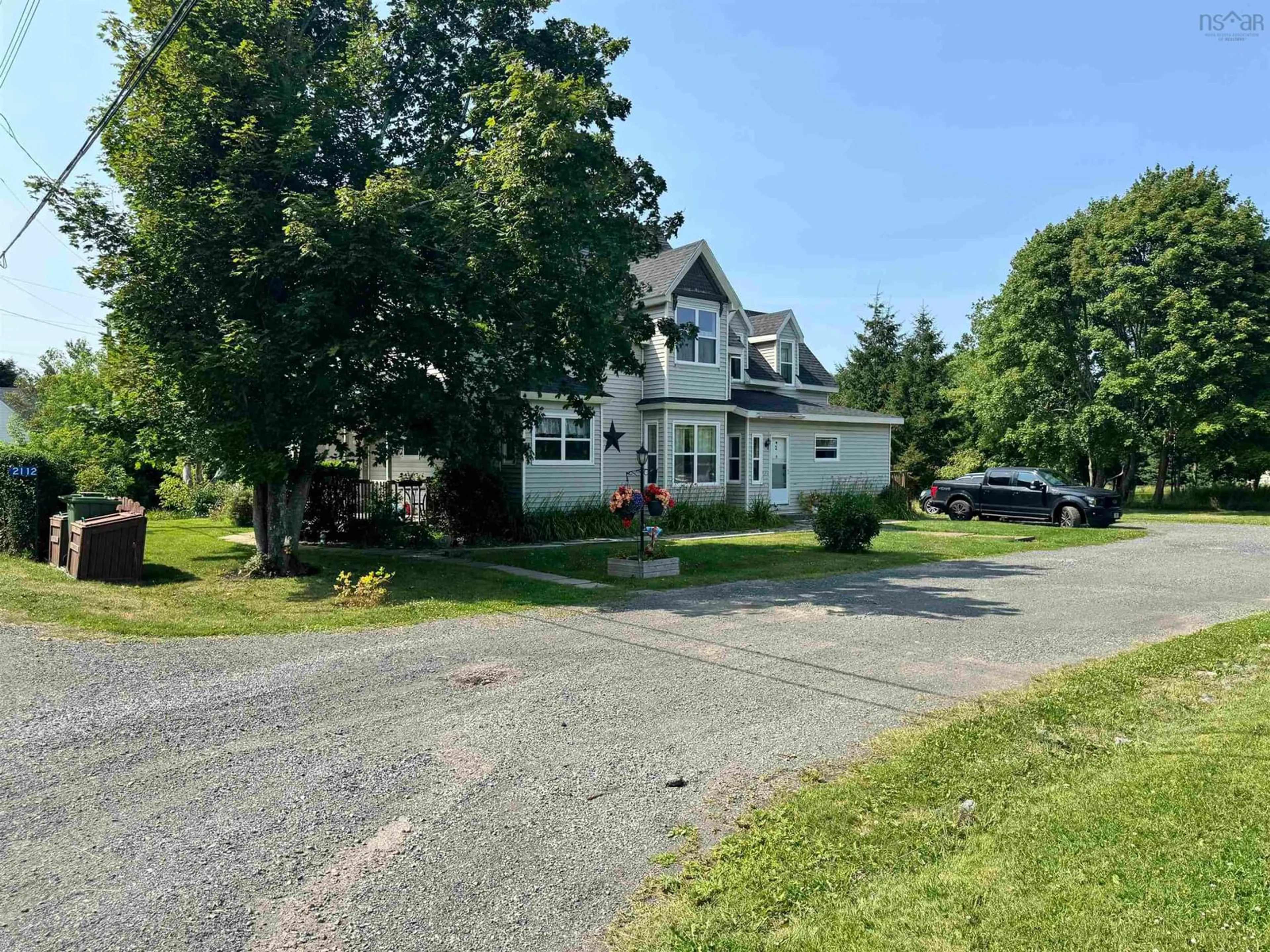 A pic from outside/outdoor area/front of a property/back of a property/a pic from drone, street for 2112 North St, Westville Nova Scotia B0K 2A0