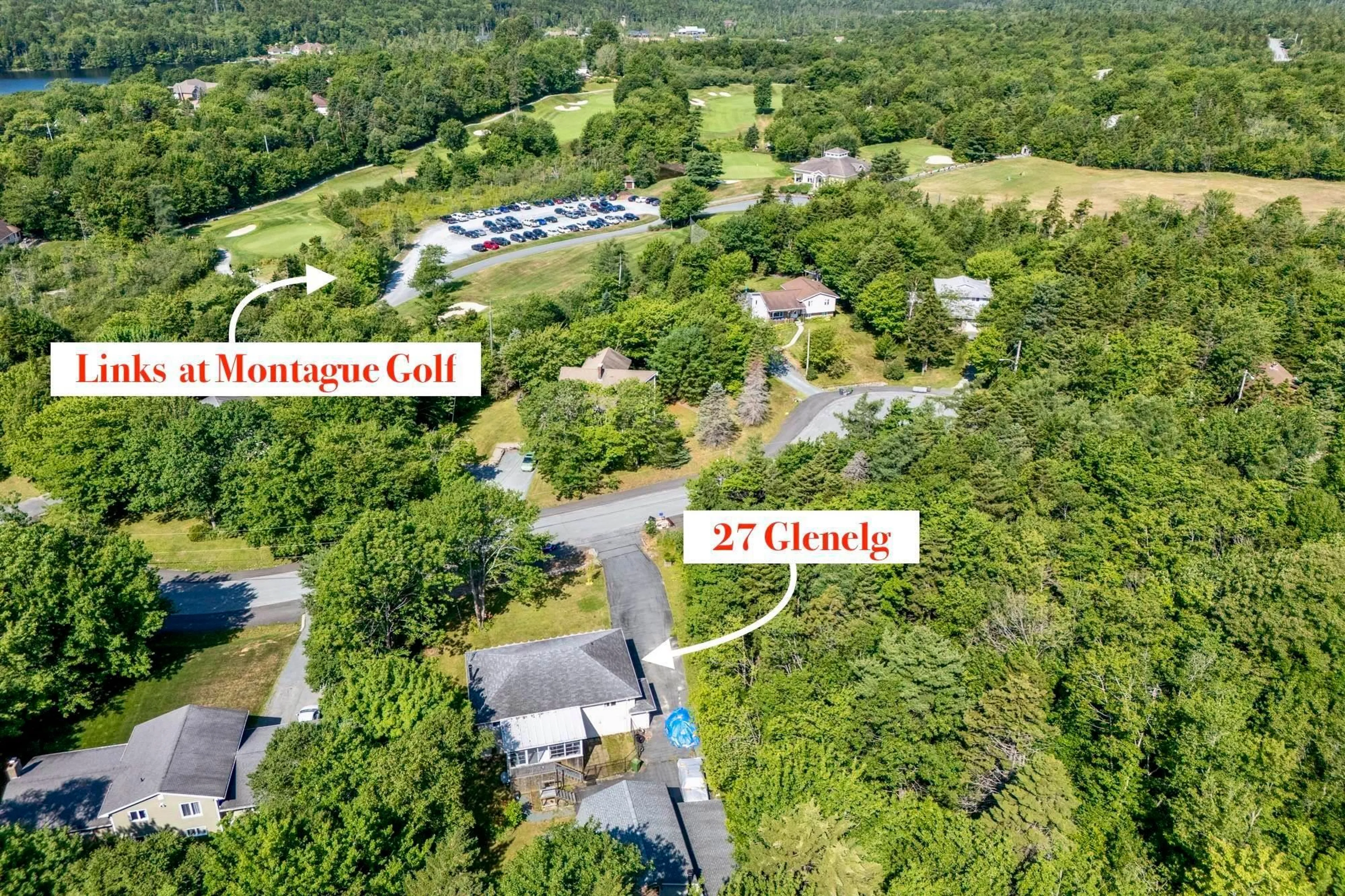 A pic from outside/outdoor area/front of a property/back of a property/a pic from drone, unknown for 27 Glenelg Crt, Lake Loon Nova Scotia B2W 6C7