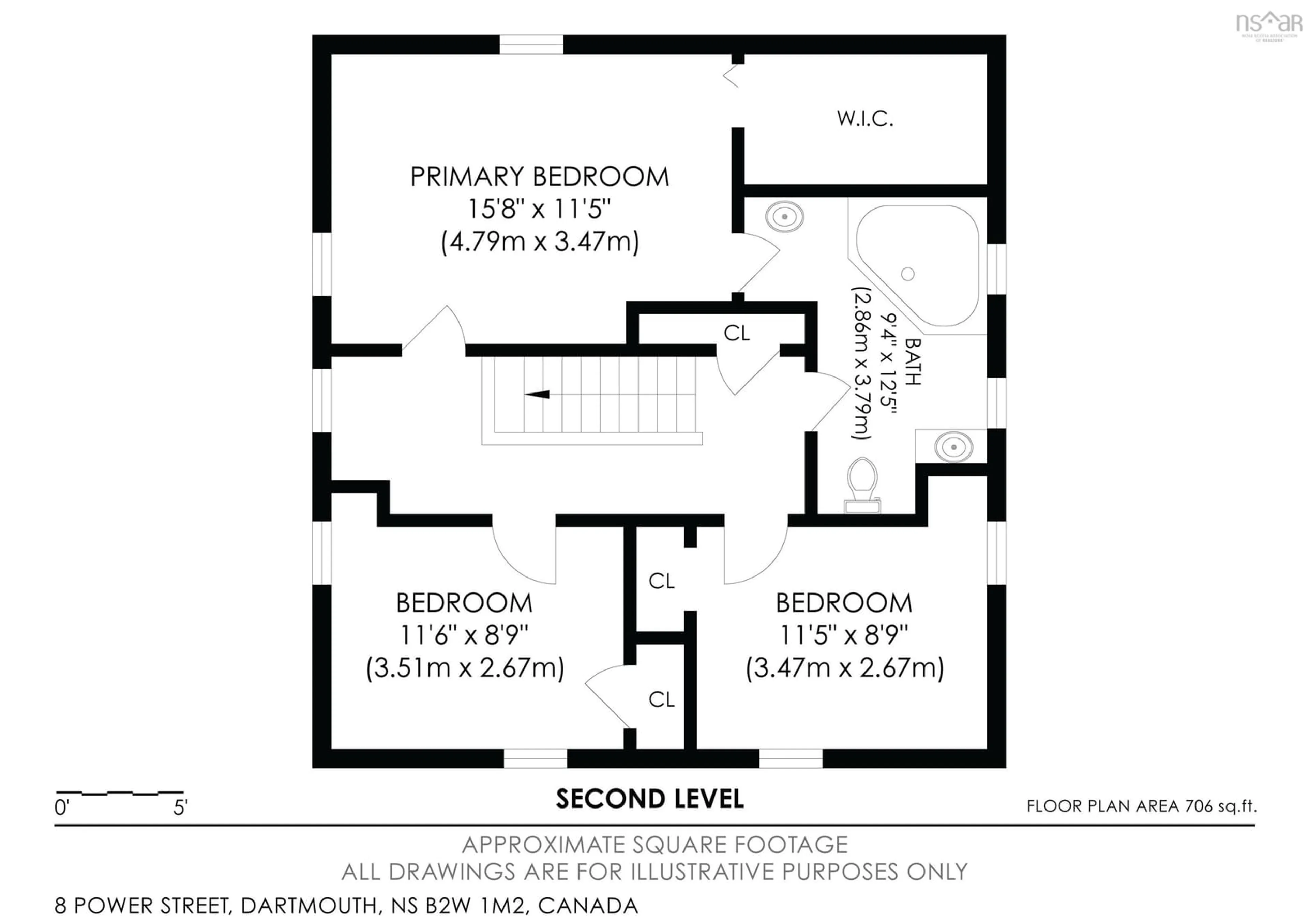 Floor plan for 8 Power St, Dartmouth Nova Scotia B2W 1M2