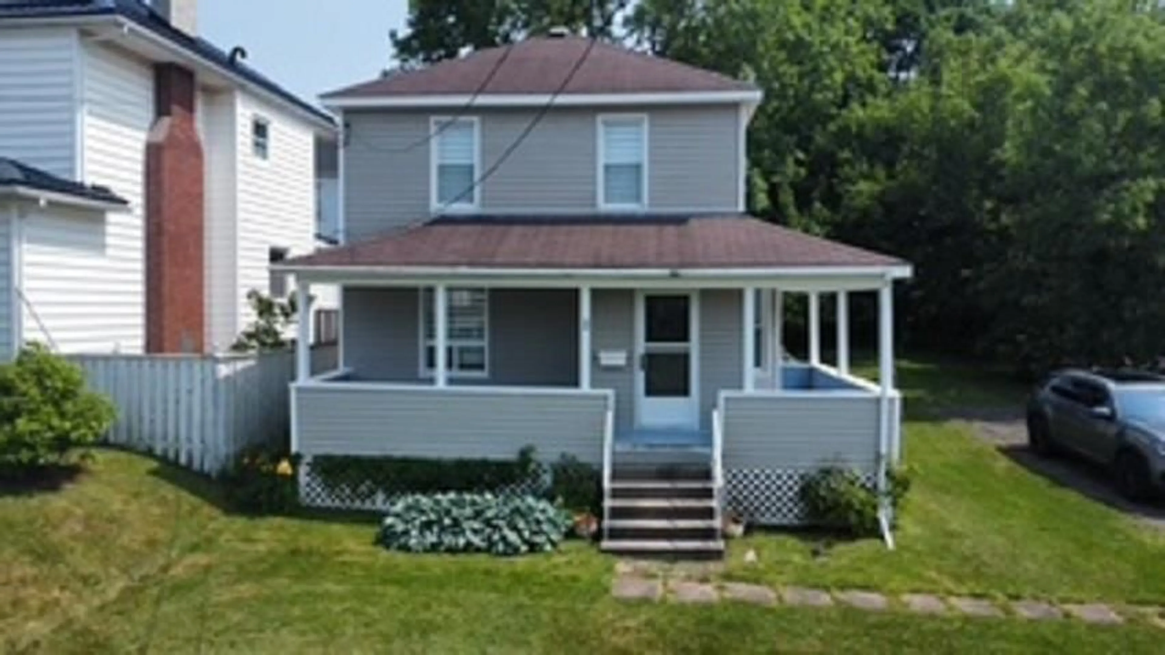 Home with vinyl exterior material, street for 2 Dickey St, Amherst Nova Scotia B4H 2H6