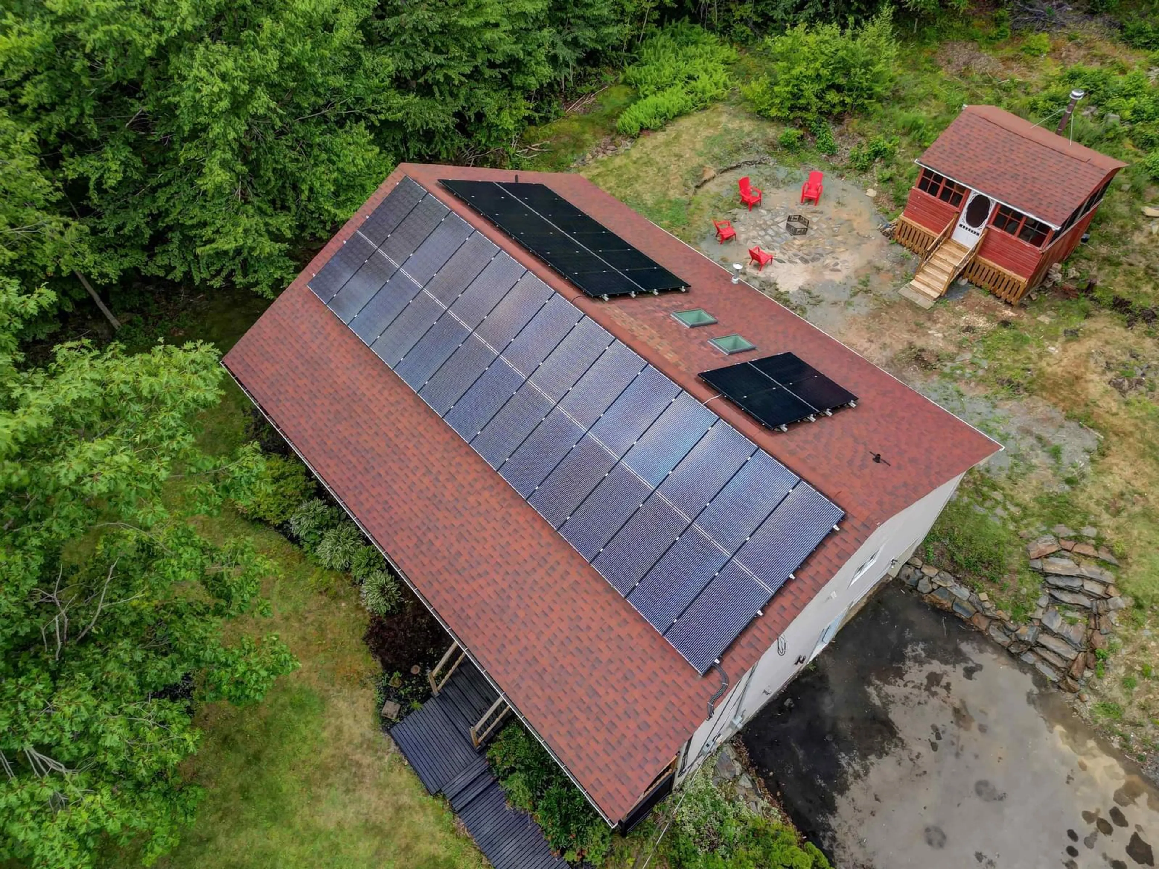 A pic from outside/outdoor area/front of a property/back of a property/a pic from drone, building for 138 Tattenham Cres, Hammonds Plains Nova Scotia B4B 1V2