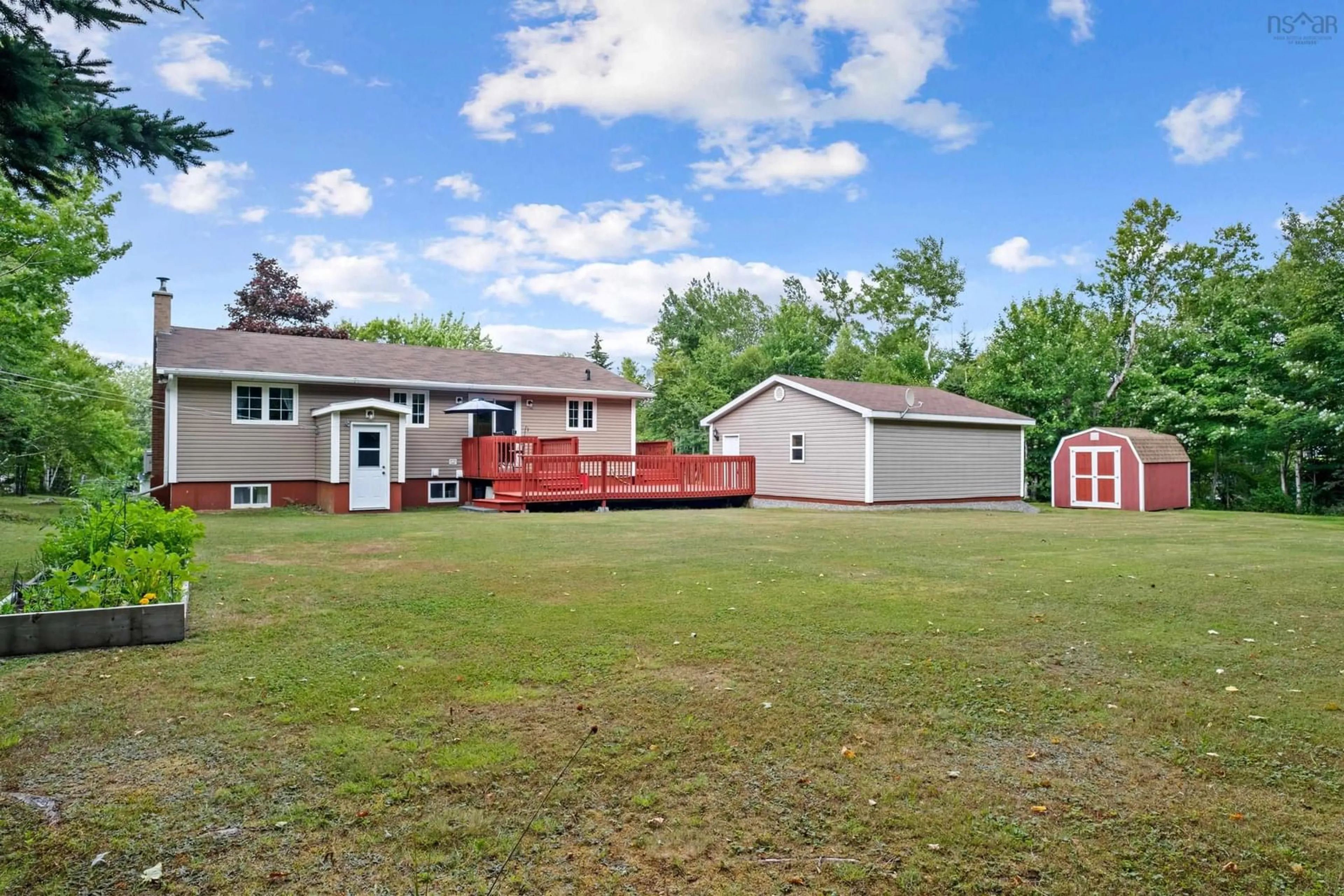 A pic from outside/outdoor area/front of a property/back of a property/a pic from drone, unknown for 26 Kytes Hill Drive, Grand Lake Road Nova Scotia B1M 1A7