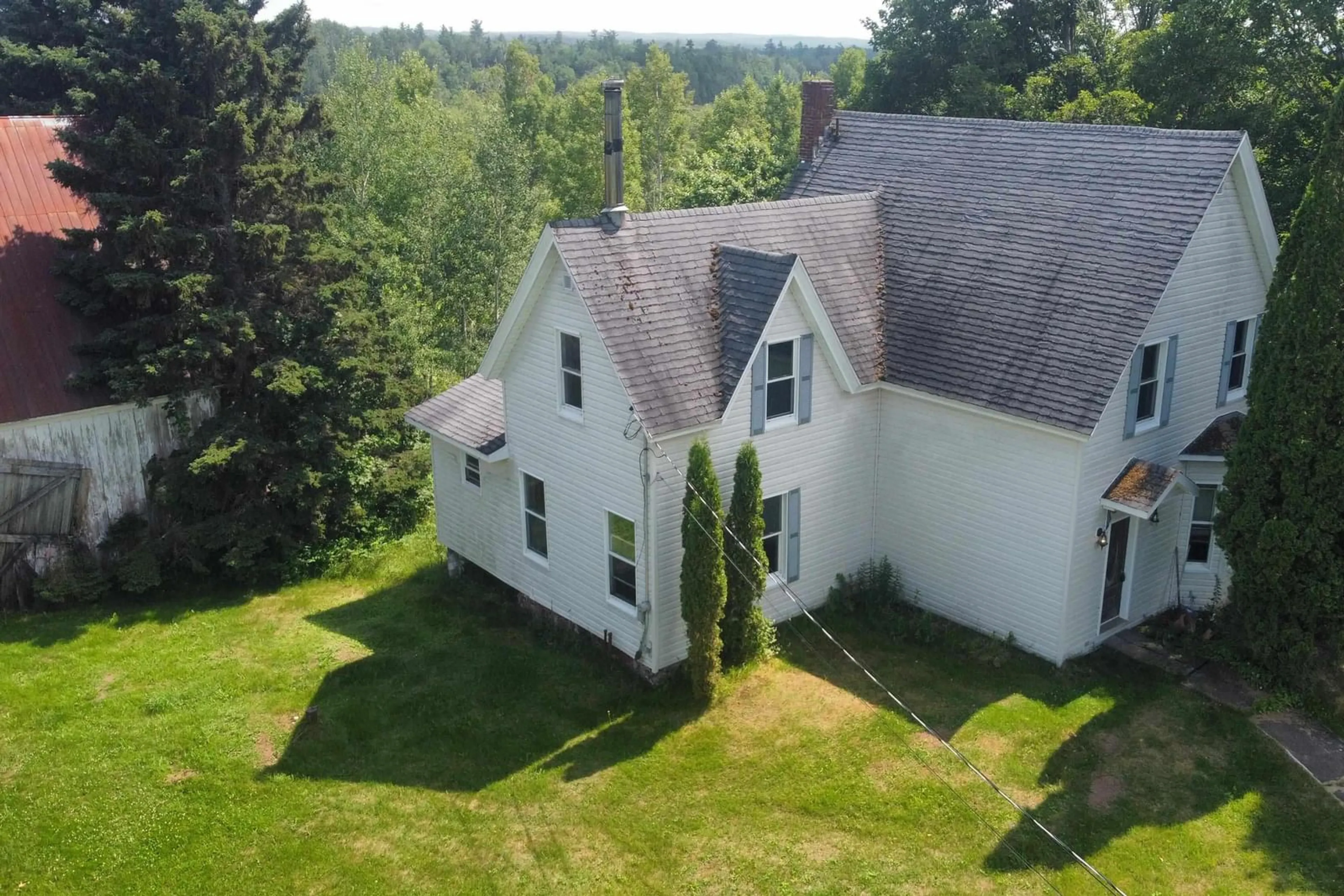 A pic from outside/outdoor area/front of a property/back of a property/a pic from drone, unknown for 3518 Highway 321, Oxford Junction Nova Scotia B0K 1R0
