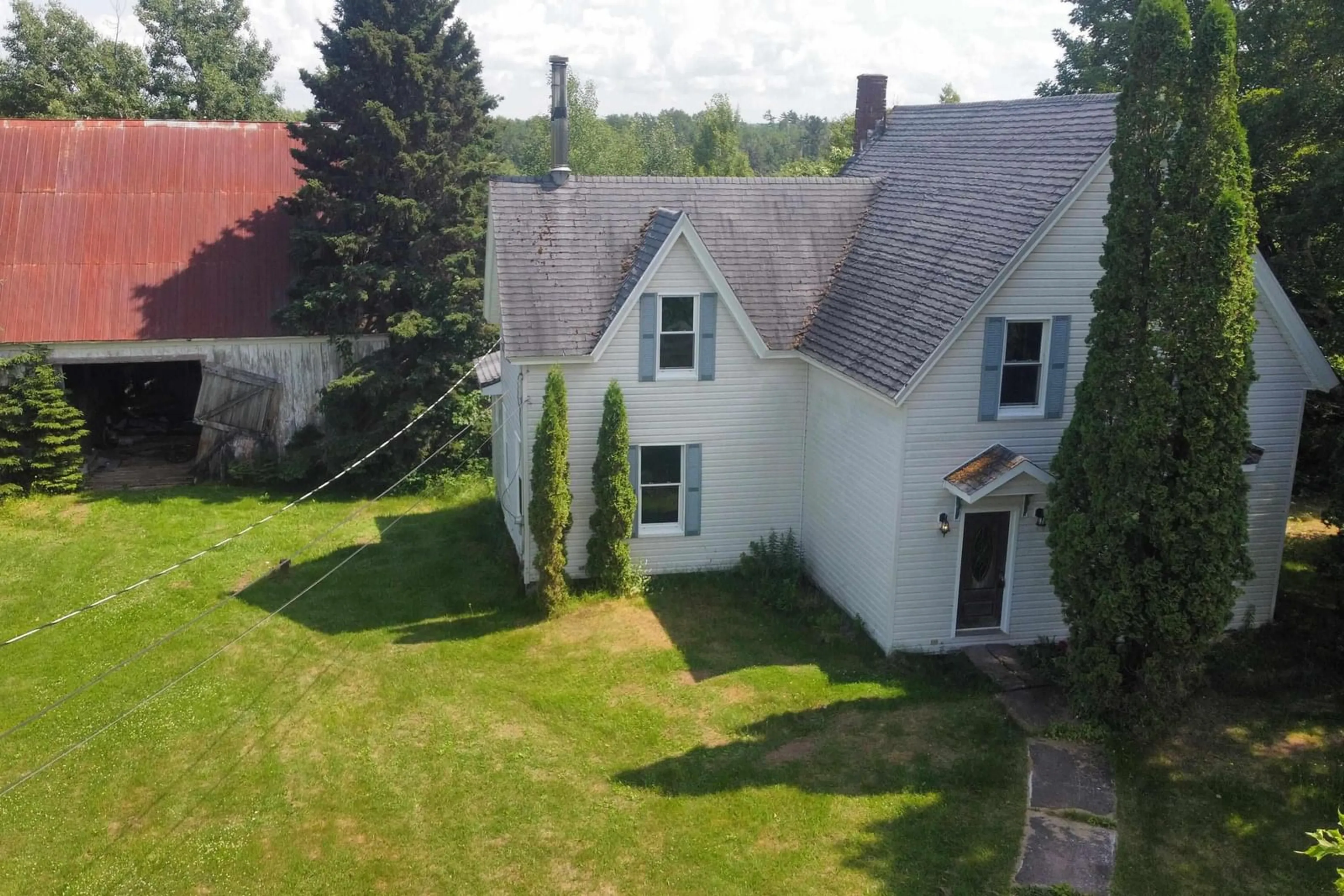 A pic from outside/outdoor area/front of a property/back of a property/a pic from drone, building for 3518 Highway 321, Oxford Junction Nova Scotia B0K 1R0