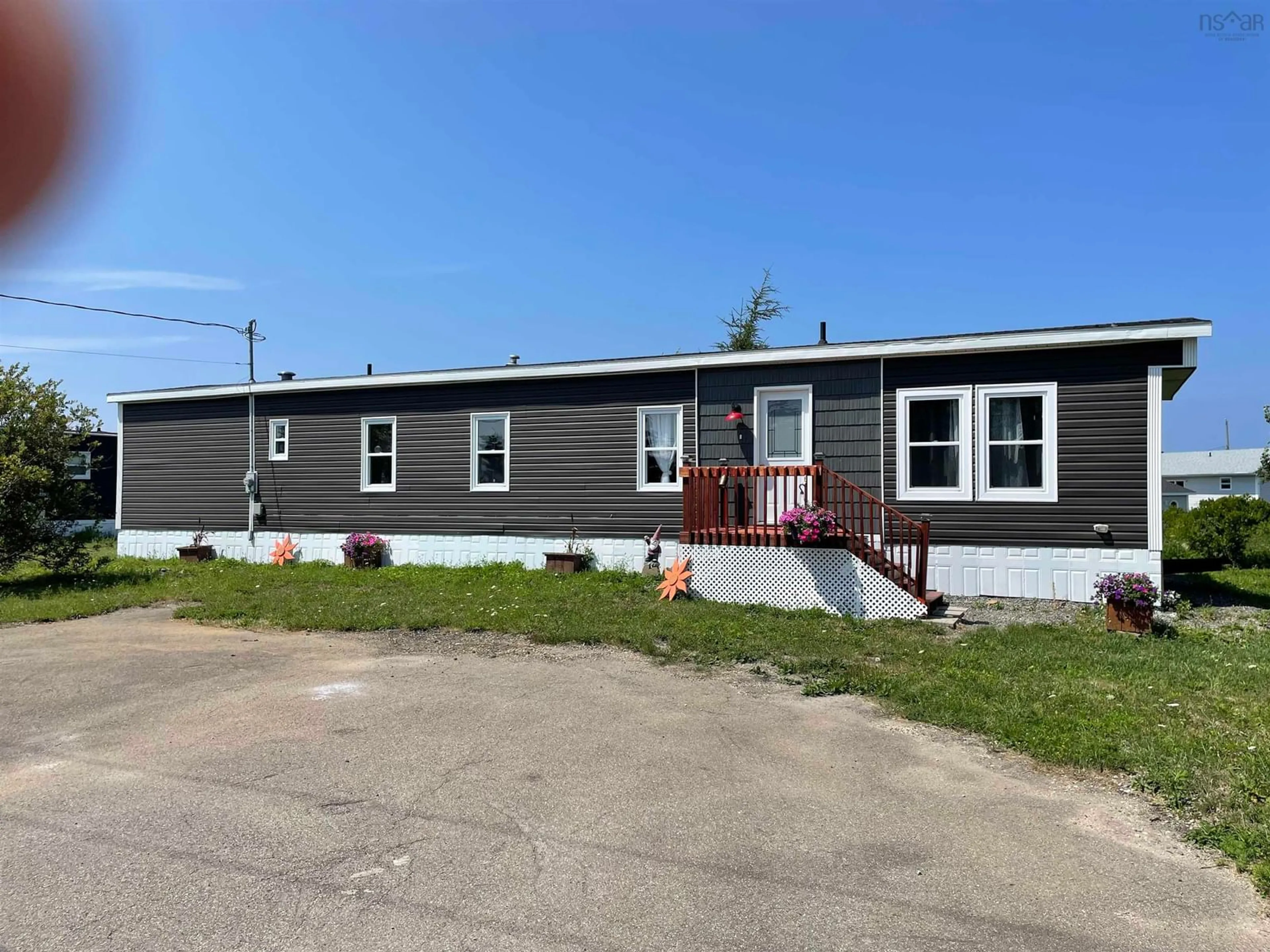 Home with vinyl exterior material, street for 3739 New Waterford Highway, New Victoria Nova Scotia B1H 5B8