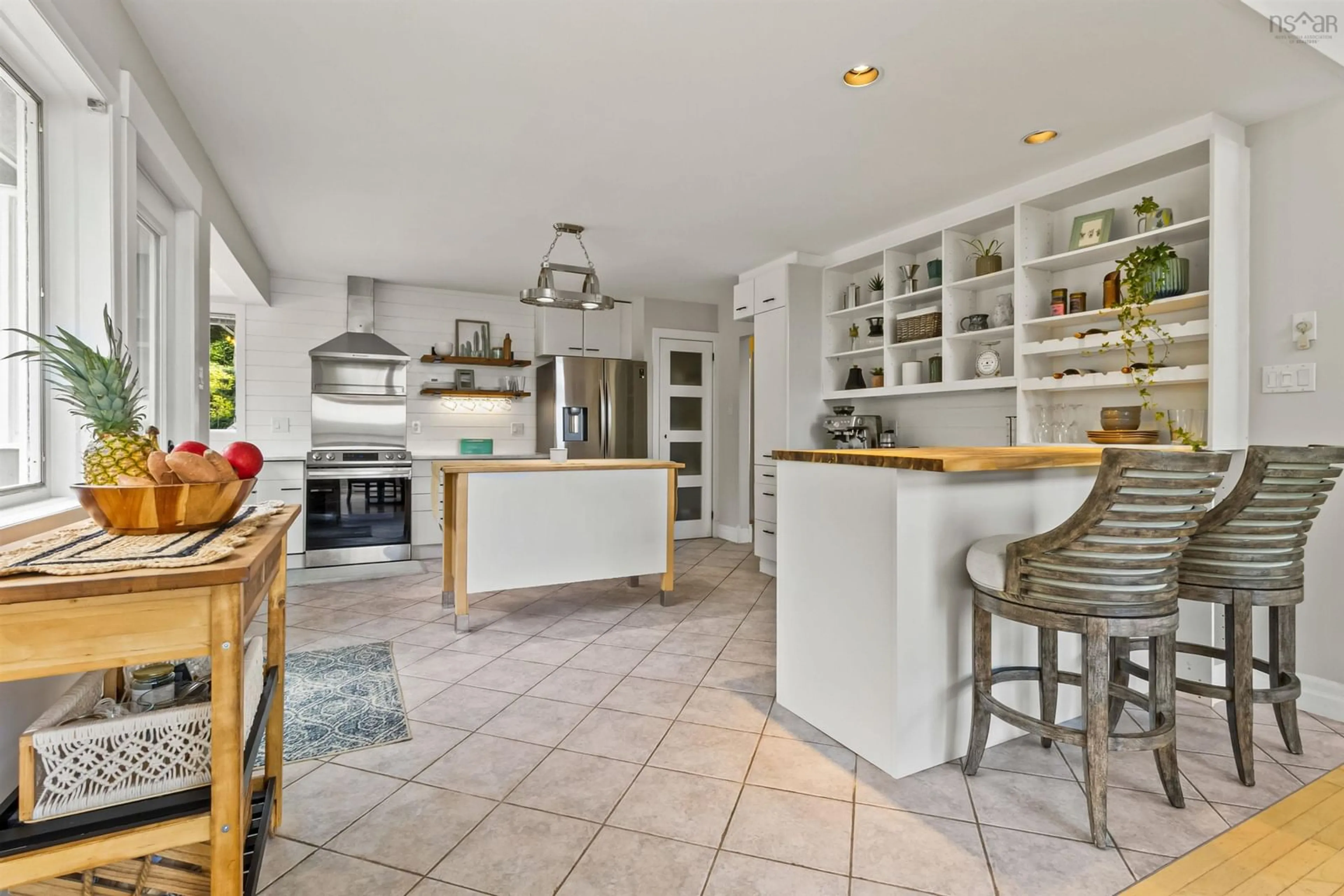 Open concept kitchen, ceramic/tile floor for 52 Stone Hedges Lane, Waverley Nova Scotia B2R 1H2