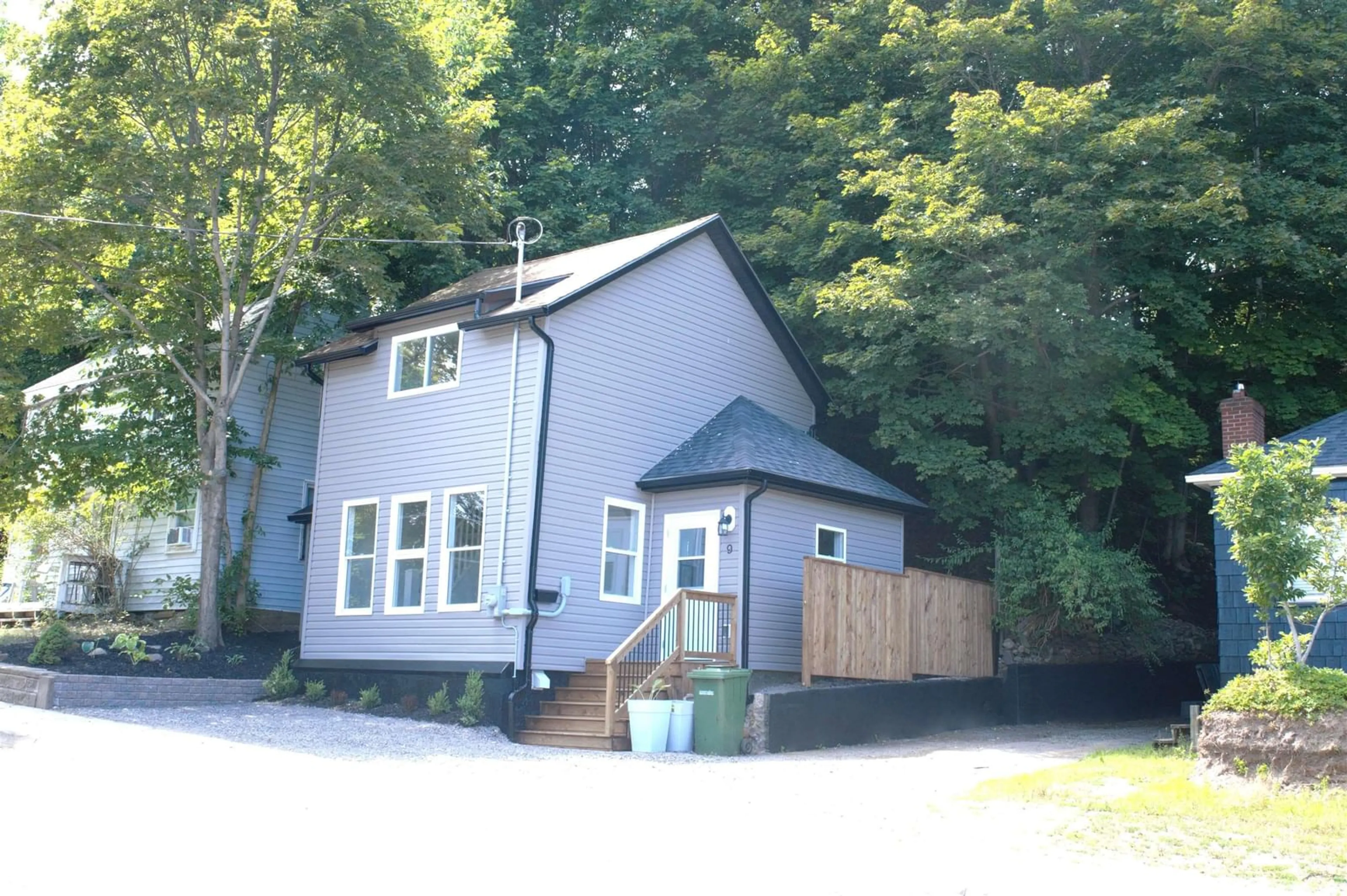 A pic from outside/outdoor area/front of a property/back of a property/a pic from drone, street for 9 Chester Ave, Kentville Nova Scotia B4N 2J4