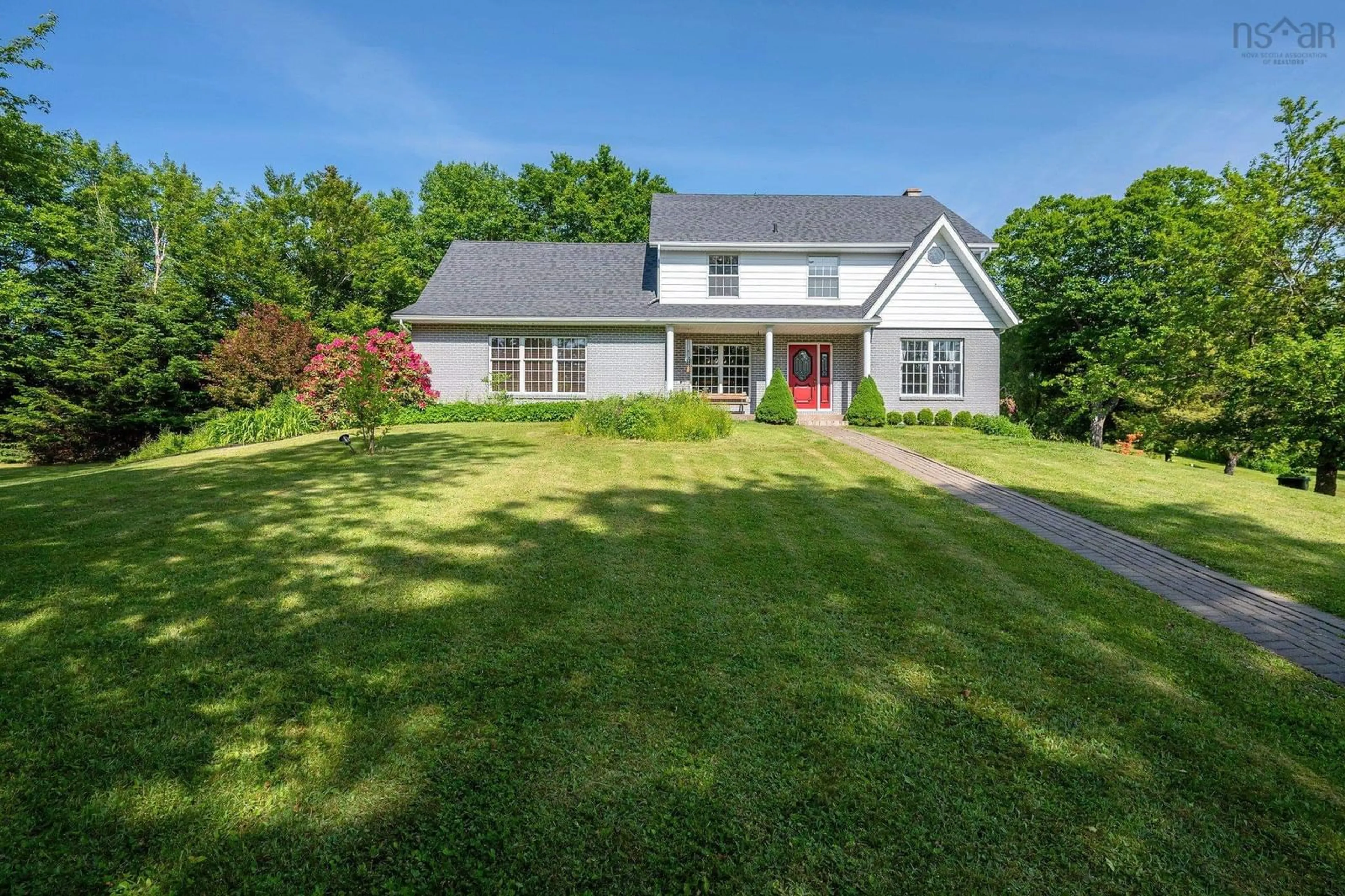 A pic from outside/outdoor area/front of a property/back of a property/a pic from drone, street for 2 Frederick Ave, Lakelands Nova Scotia B0N 1Z0