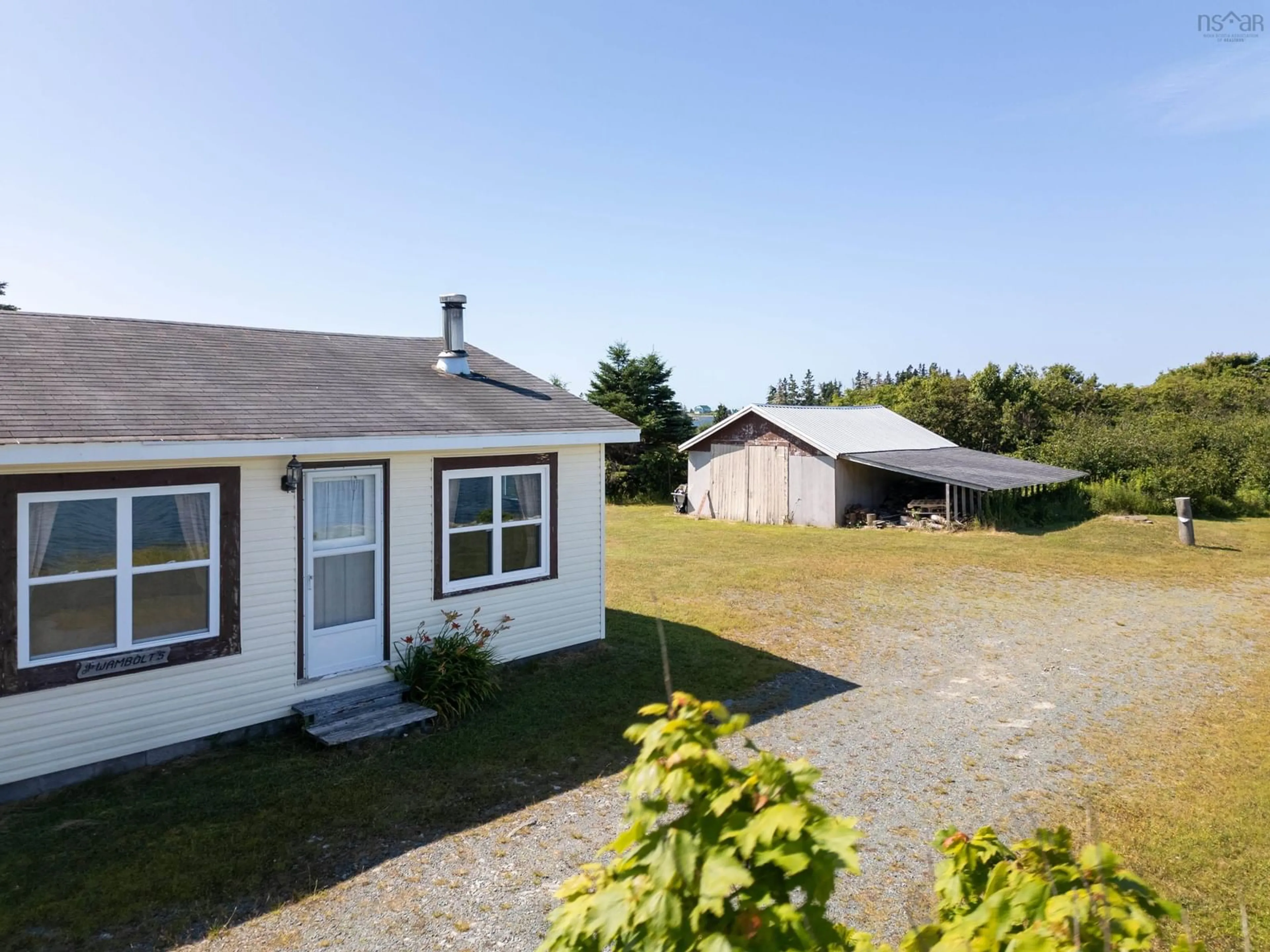 A pic from outside/outdoor area/front of a property/back of a property/a pic from drone, unknown for 1916 Ostrea Lake Rd, Ostrea Lake Nova Scotia B0J 2L0