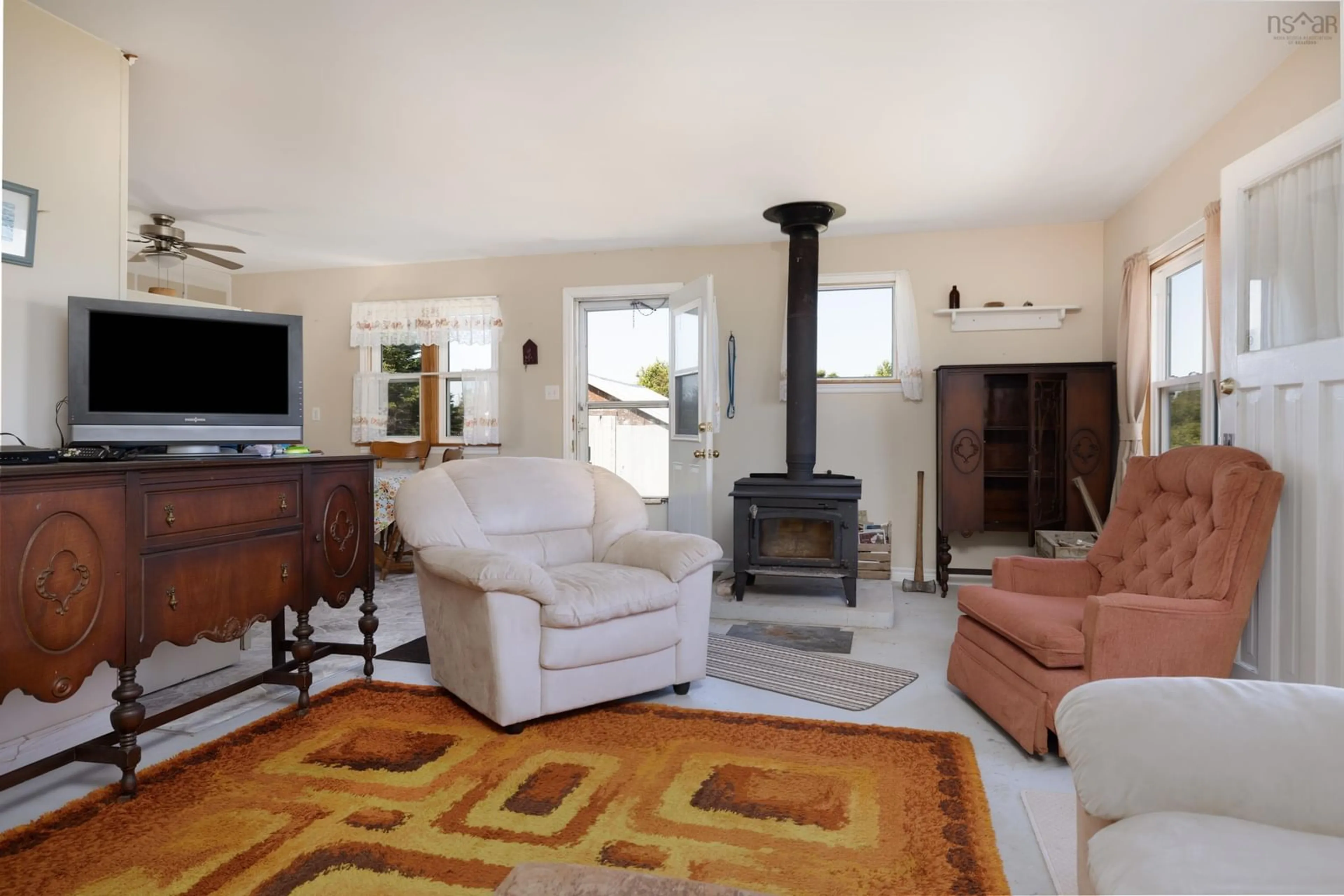 Living room with furniture, unknown for 1916 Ostrea Lake Rd, Ostrea Lake Nova Scotia B0J 2L0