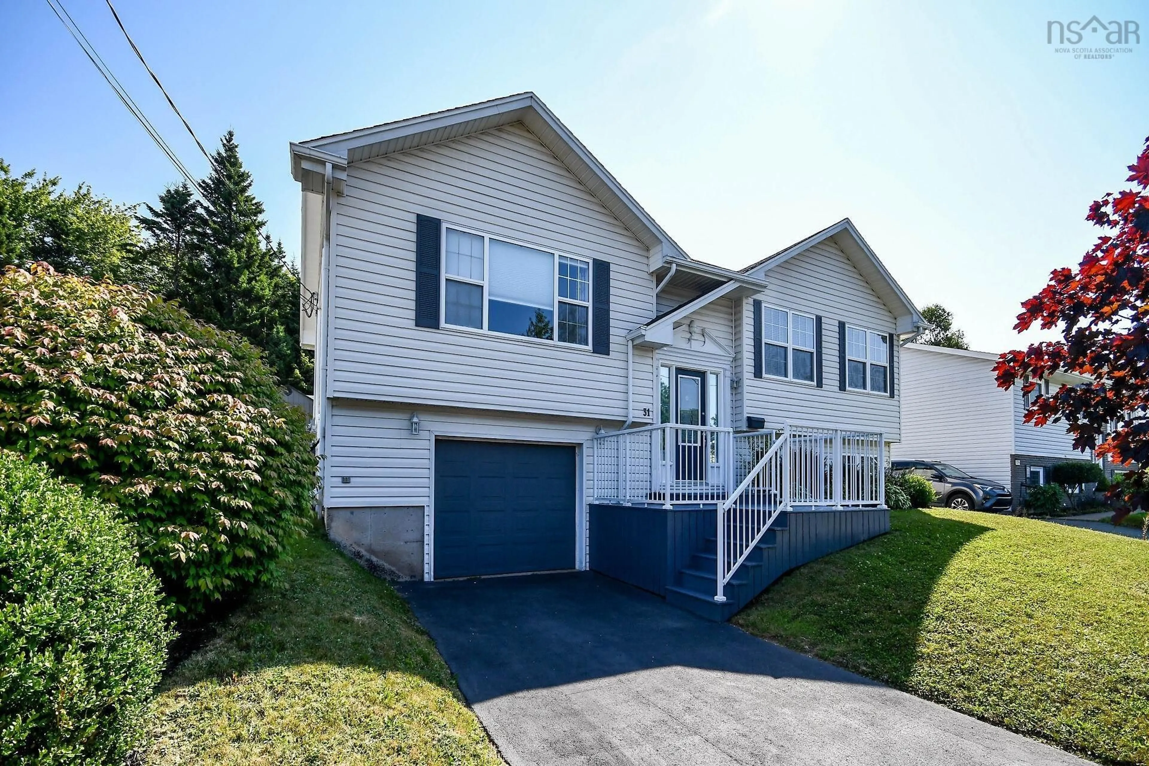 Home with vinyl exterior material, street for 31 Barry Cres, Herring Cove Nova Scotia B3R 2L7