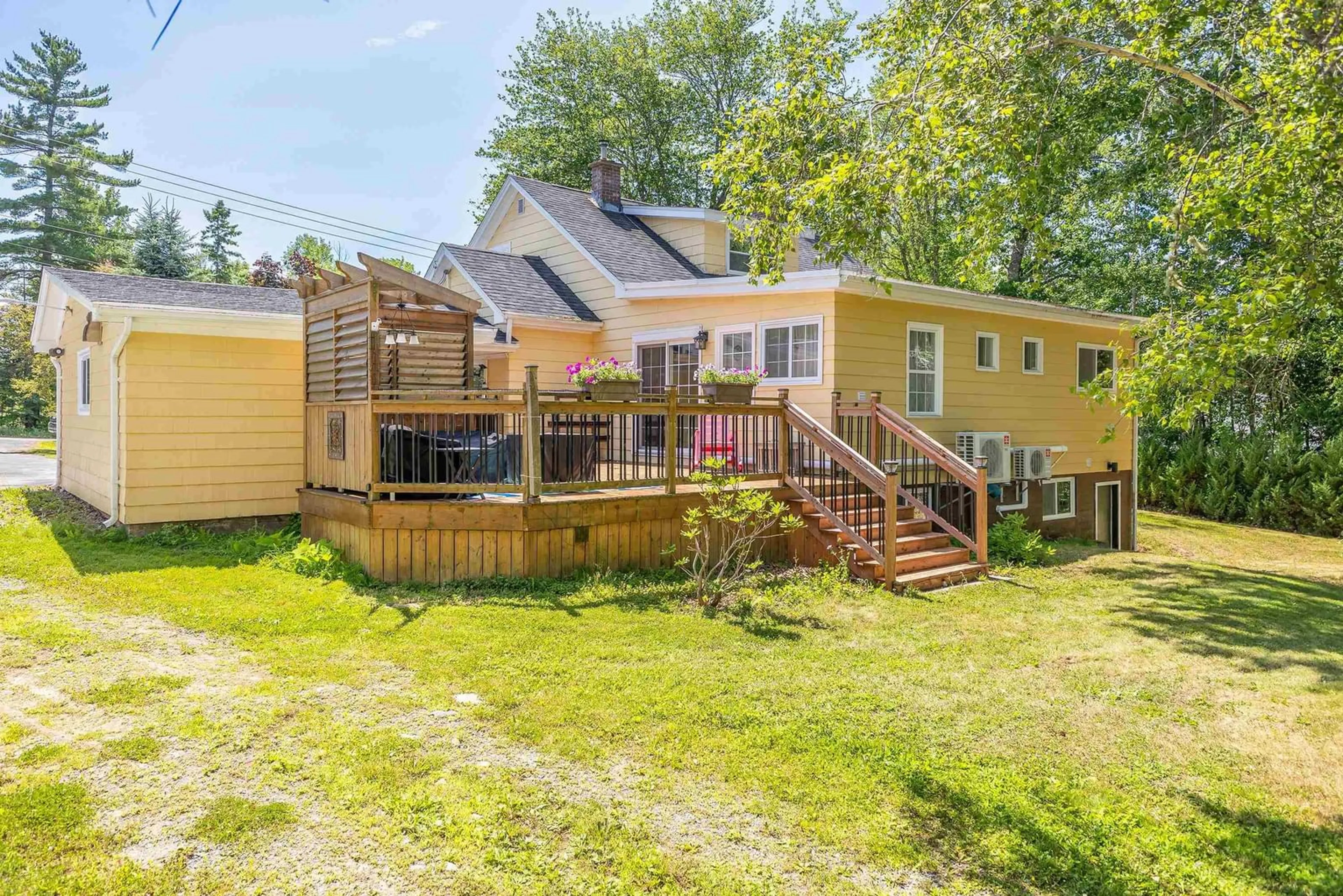 Patio, water/lake/river/ocean view for 42 Oldham Rd, Enfield Nova Scotia B2T 1E2