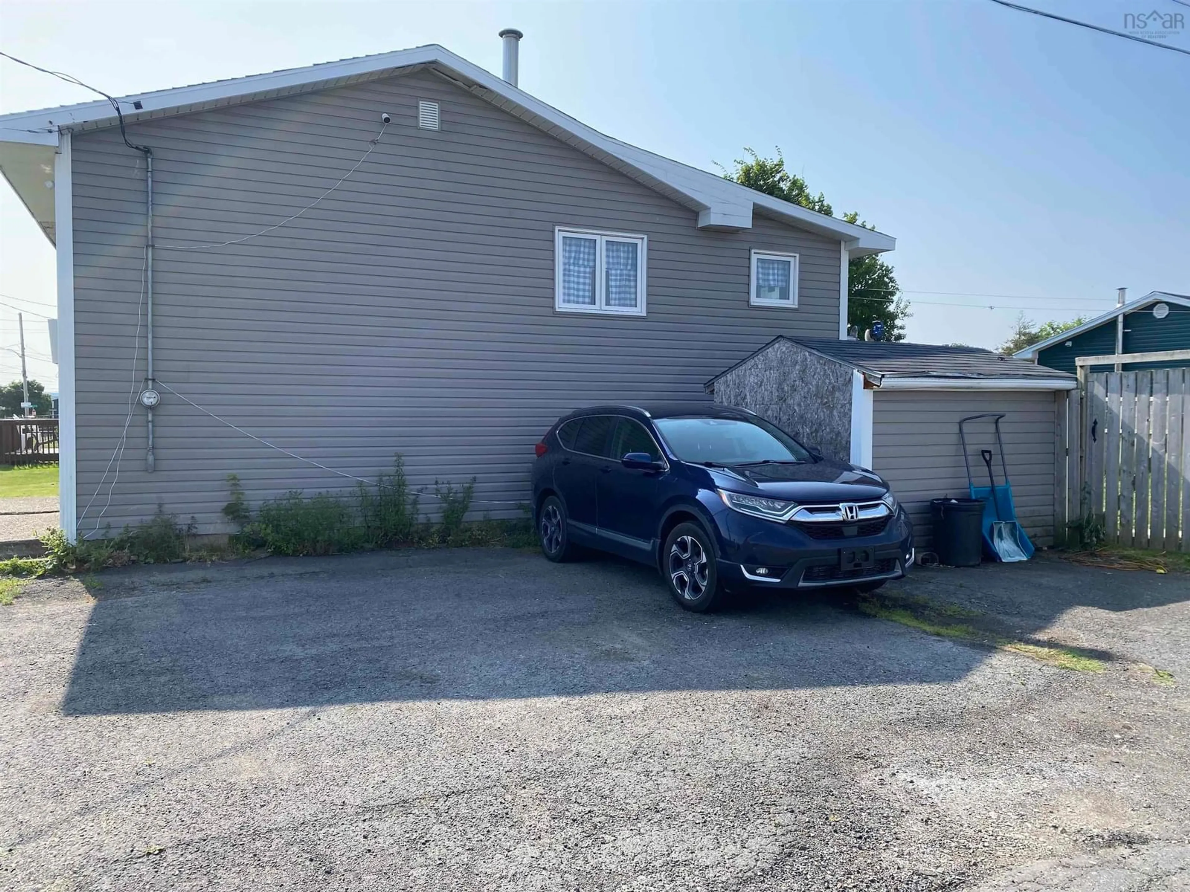 A pic from outside/outdoor area/front of a property/back of a property/a pic from drone, street for 24 Notre Dame St, Sydney Mines Nova Scotia B1V 2R7