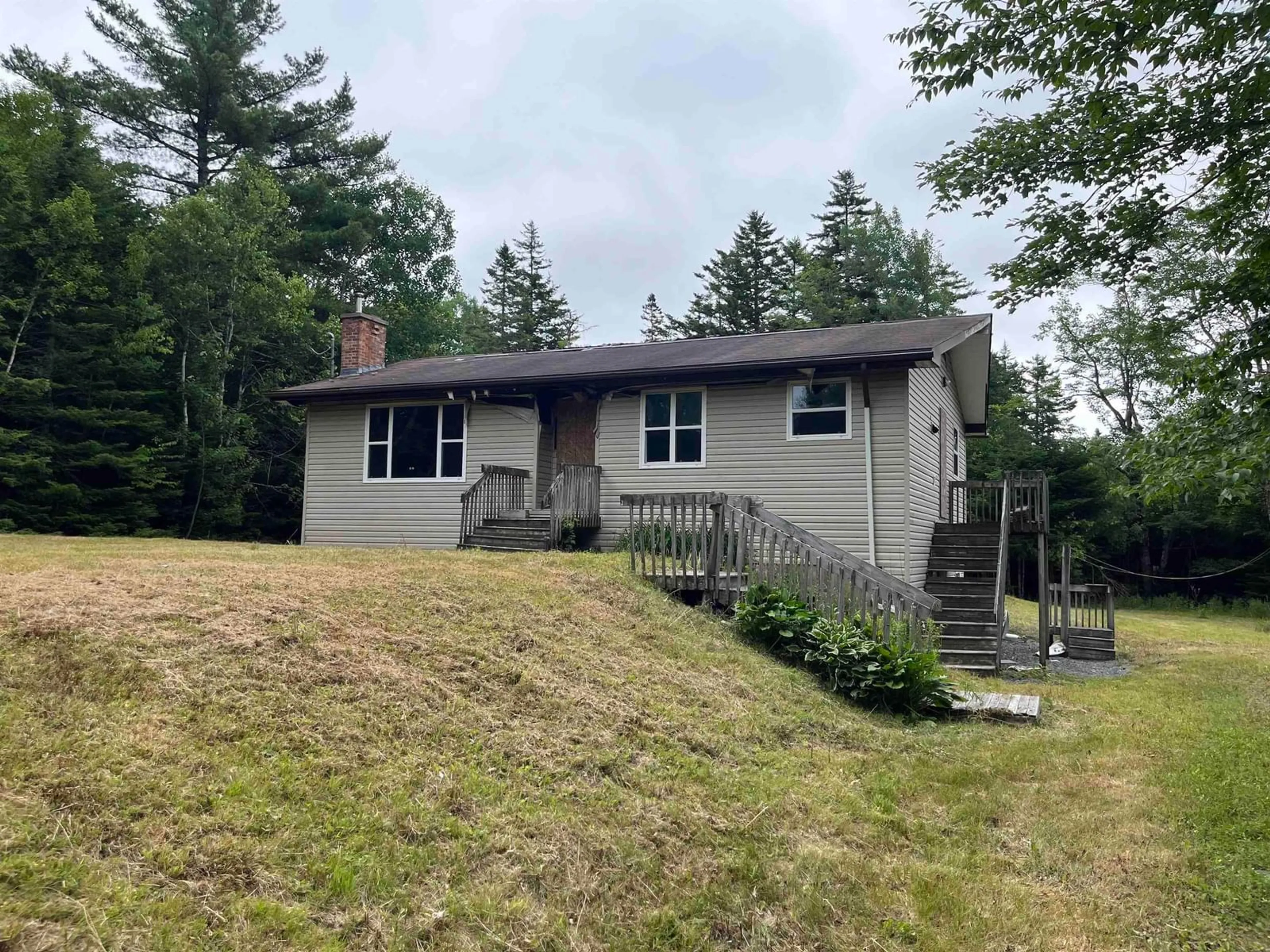 A pic from outside/outdoor area/front of a property/back of a property/a pic from drone, unknown for 256 Pleasant Valley Rd, Upper Musquodoboit Nova Scotia B0N 2M0