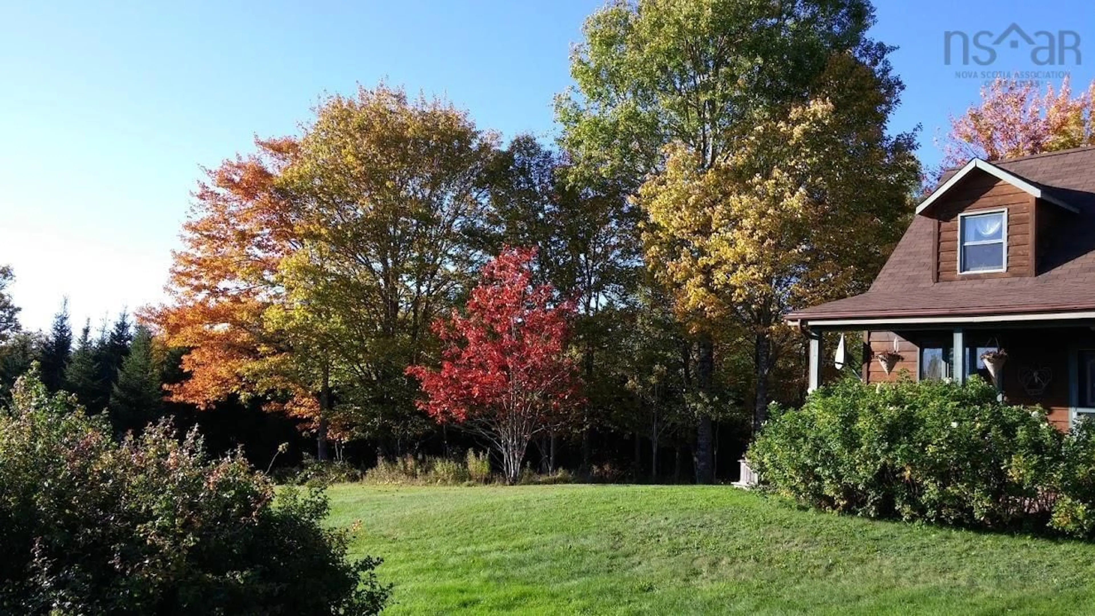 Patio, forest/trees view for 243 Adam Mccallum Rd, Onslow Mountain Nova Scotia B6L 6A2
