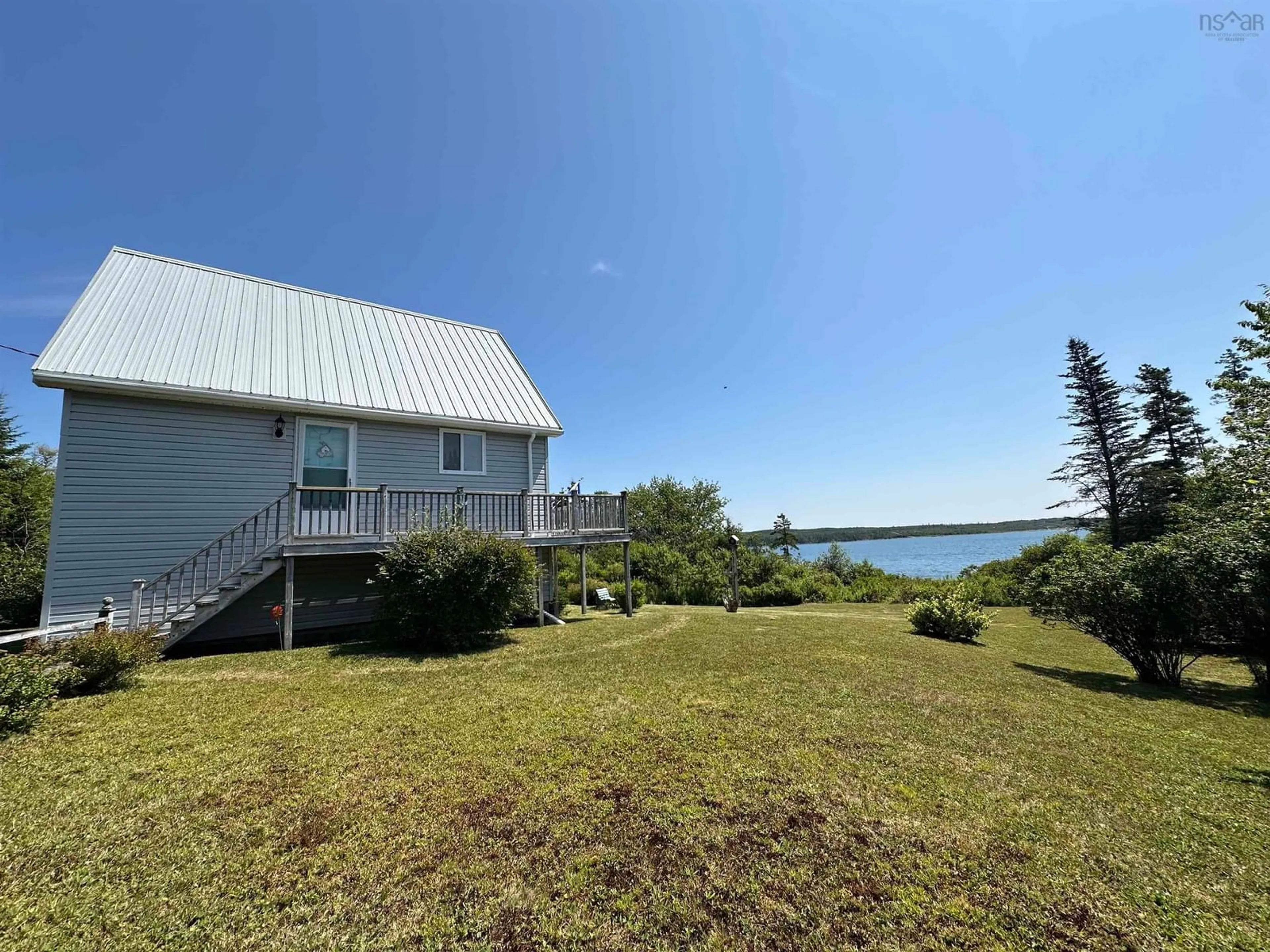 A pic from outside/outdoor area/front of a property/back of a property/a pic from drone, water/lake/river/ocean view for 19118 Highway 7, Spry Harbour Nova Scotia B0J 3H0