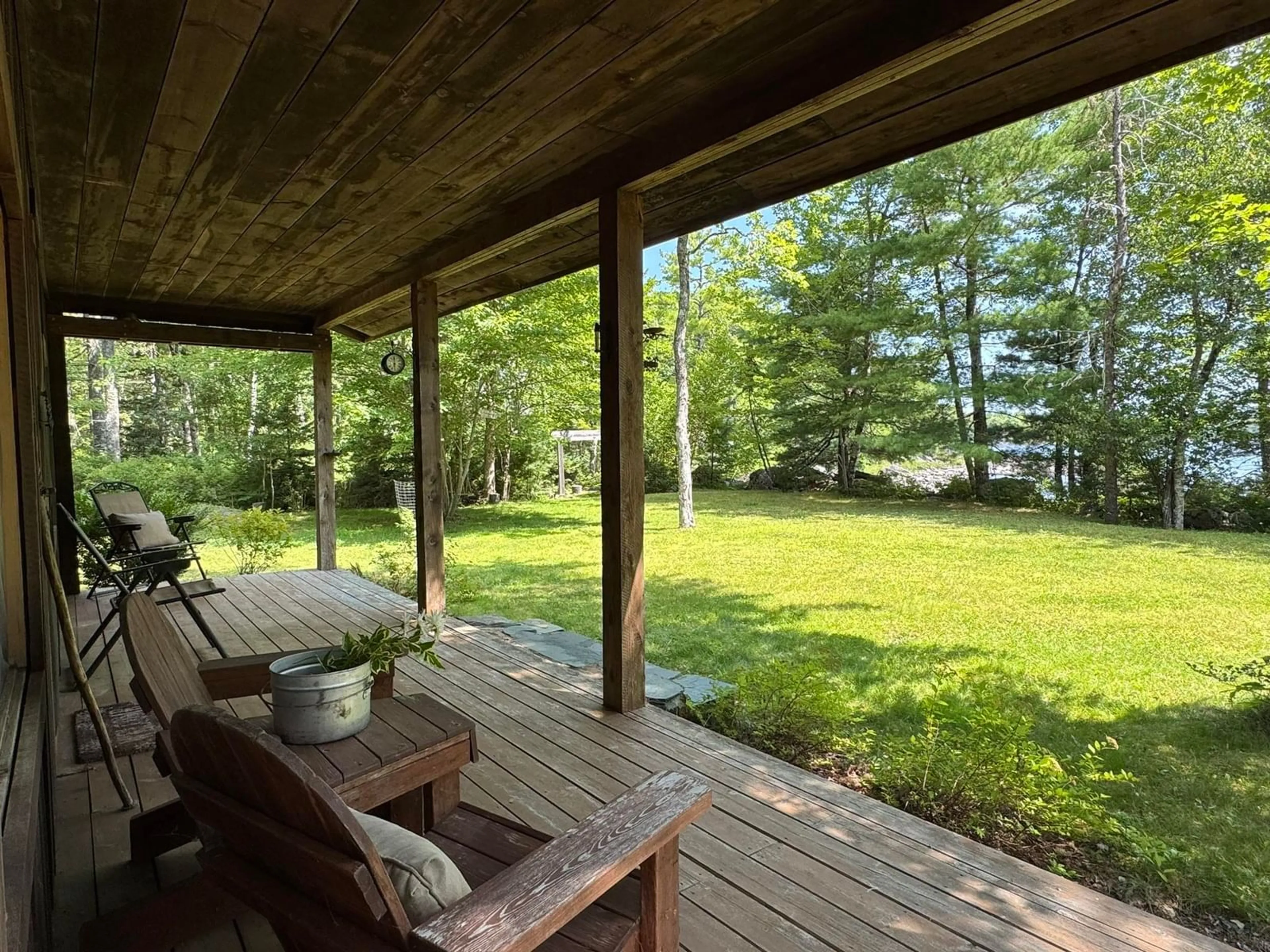 Patio, water/lake/river/ocean view for 299 Albion Dr, Middlefield Nova Scotia B0T 1E0