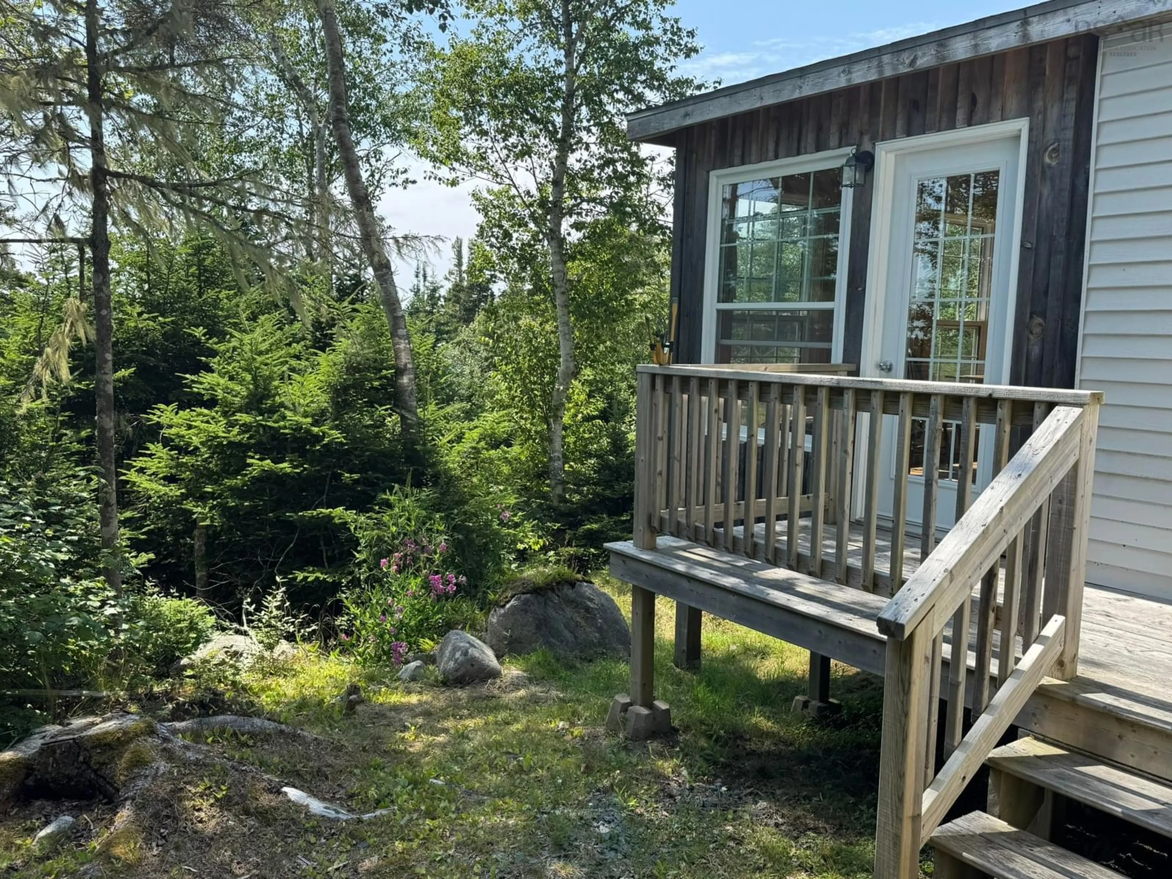 Patio, water/lake/river/ocean view for 1598 East Port L'hebert Rd, East Port L'Hebert Nova Scotia B0T 1S0