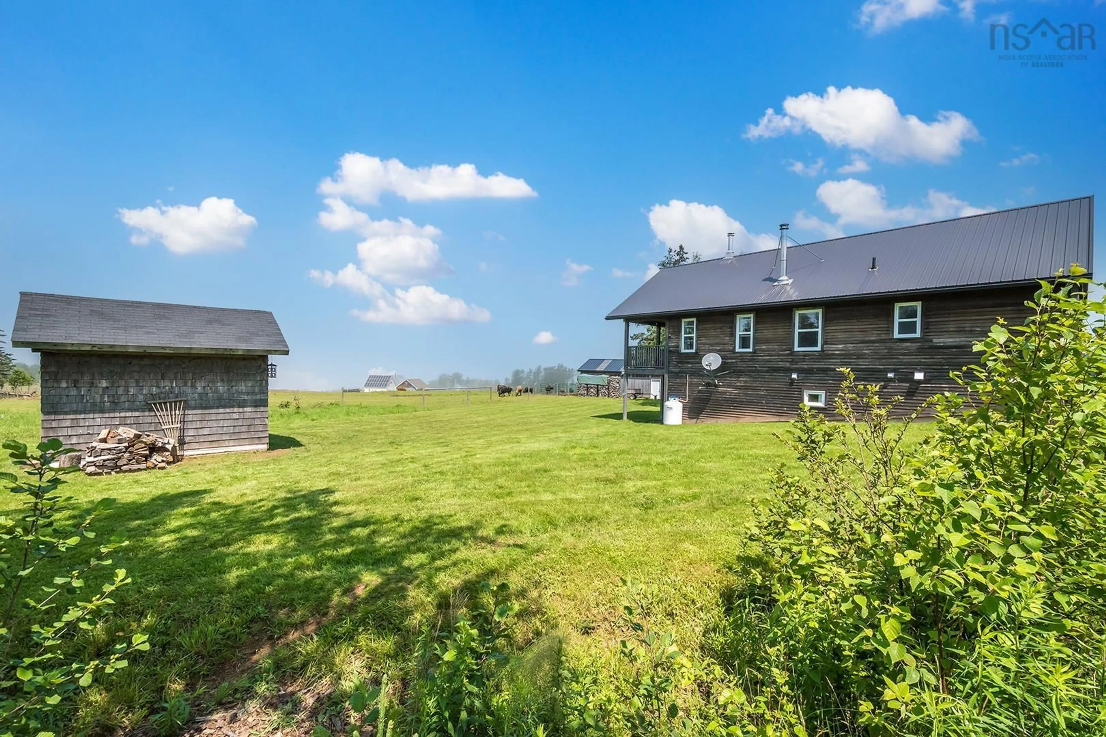 A pic from outside/outdoor area/front of a property/back of a property/a pic from drone, mountain view for 1499 Nollette Beckwith Rd, Victoria Harbour Nova Scotia B0P 1E0