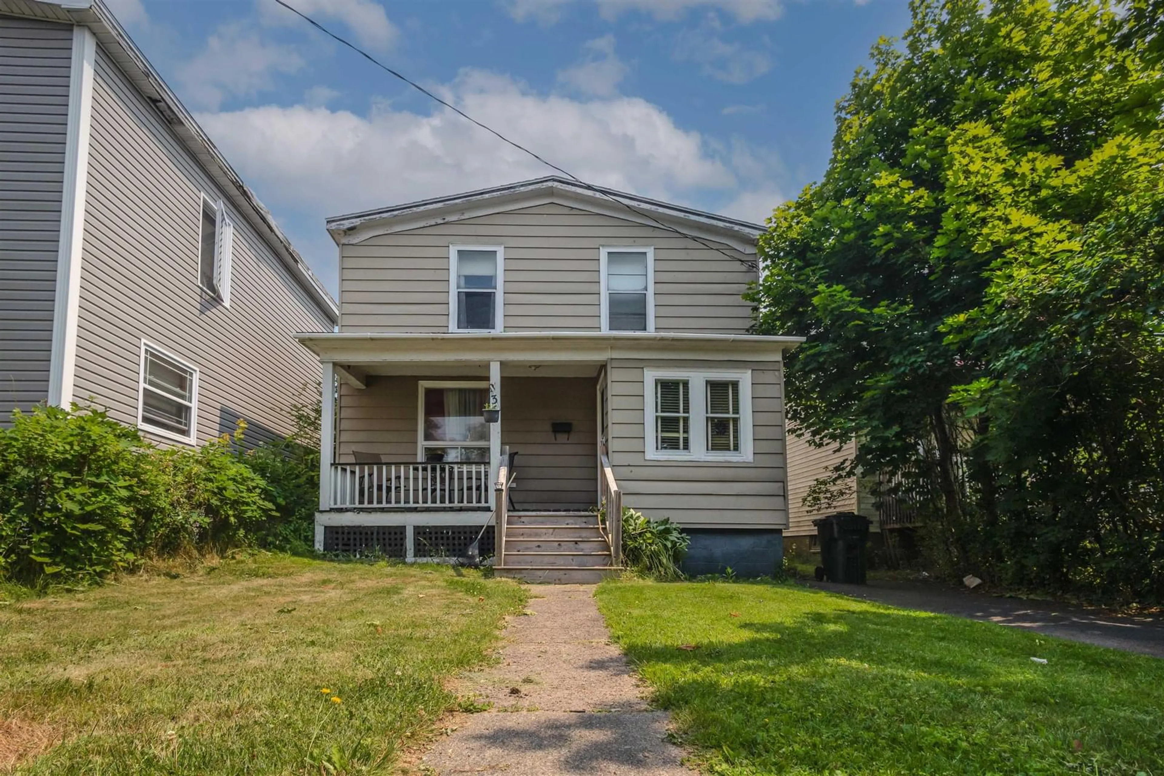 Home with vinyl exterior material, street for 36 French St, Sydney Nova Scotia B1N 1Y2