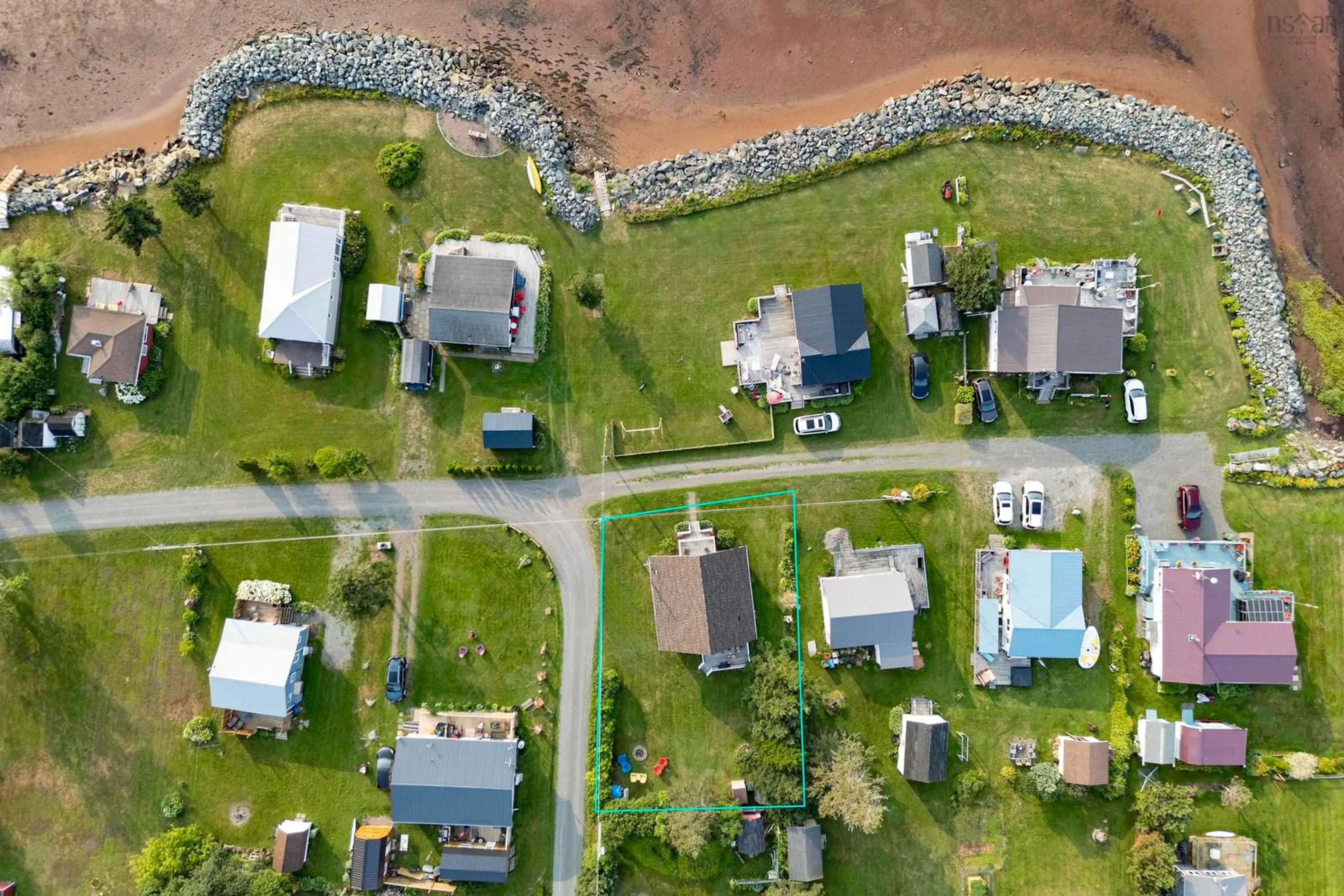 A pic from outside/outdoor area/front of a property/back of a property/a pic from drone, water/lake/river/ocean view for 4 Sunset View Dr, Tidnish Bridge Nova Scotia B4H 3X9
