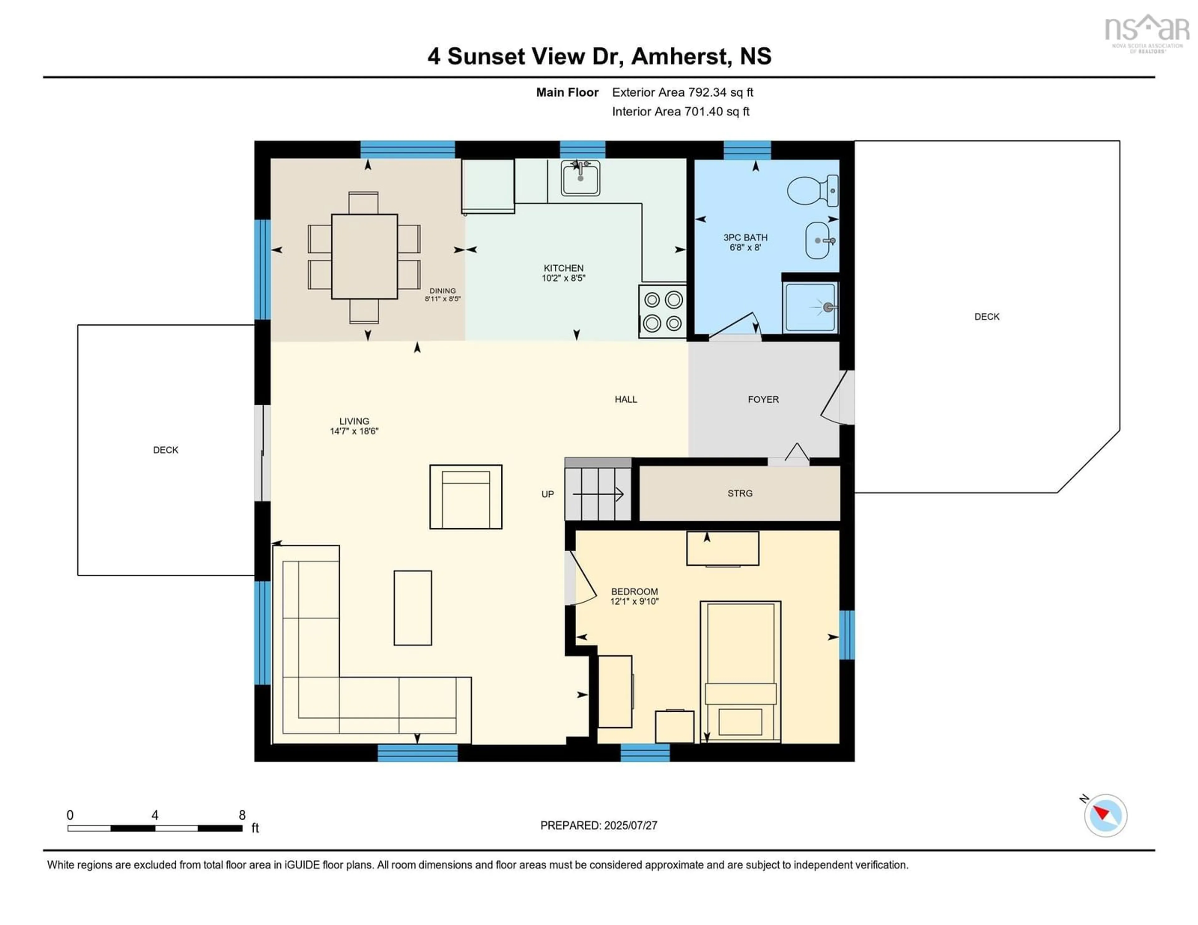 Floor plan for 4 Sunset View Dr, Tidnish Bridge Nova Scotia B4H 3X9