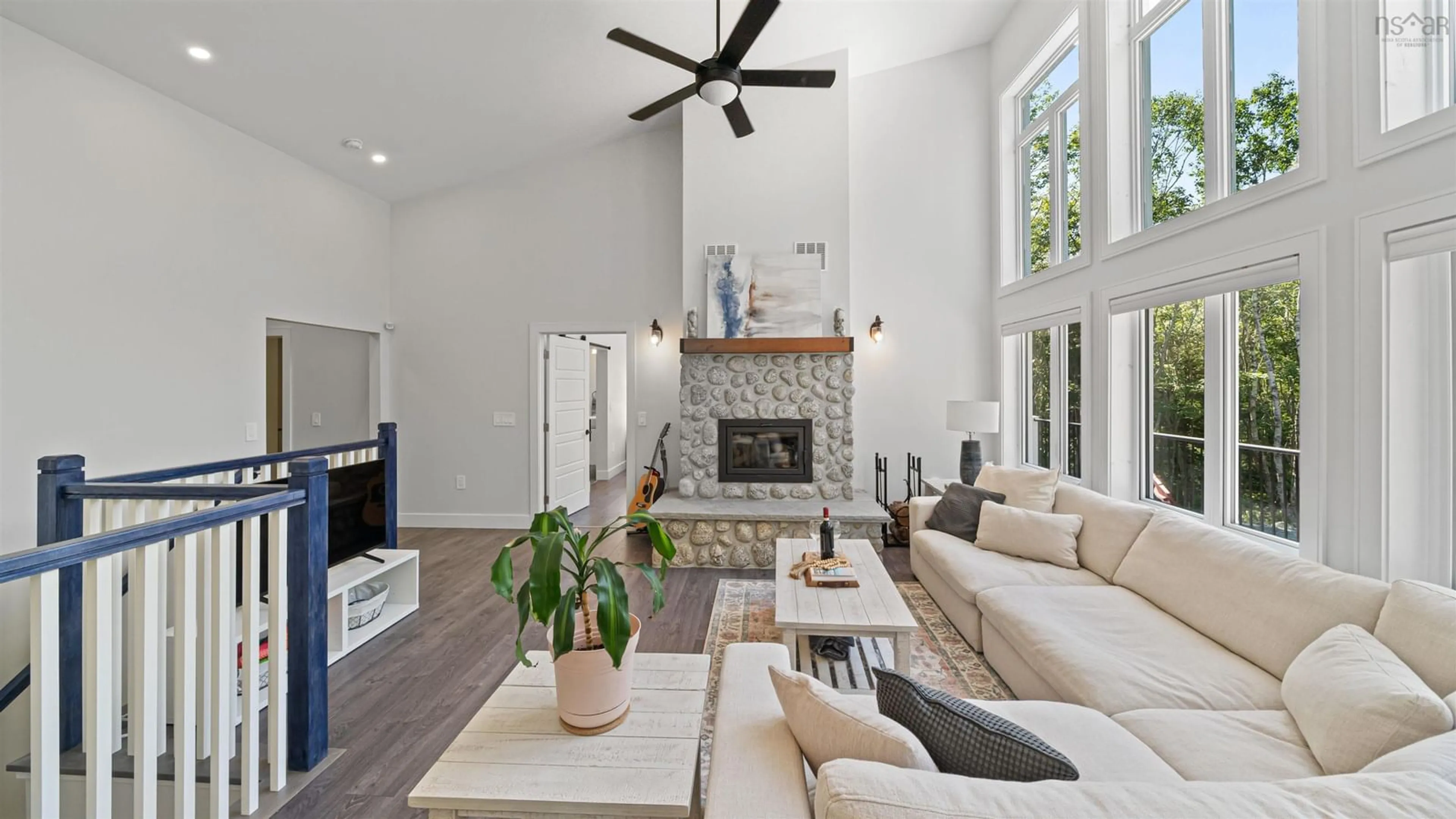Living room with furniture, unknown for 7 Spyglass Way, White Point Nova Scotia B4B 0B7