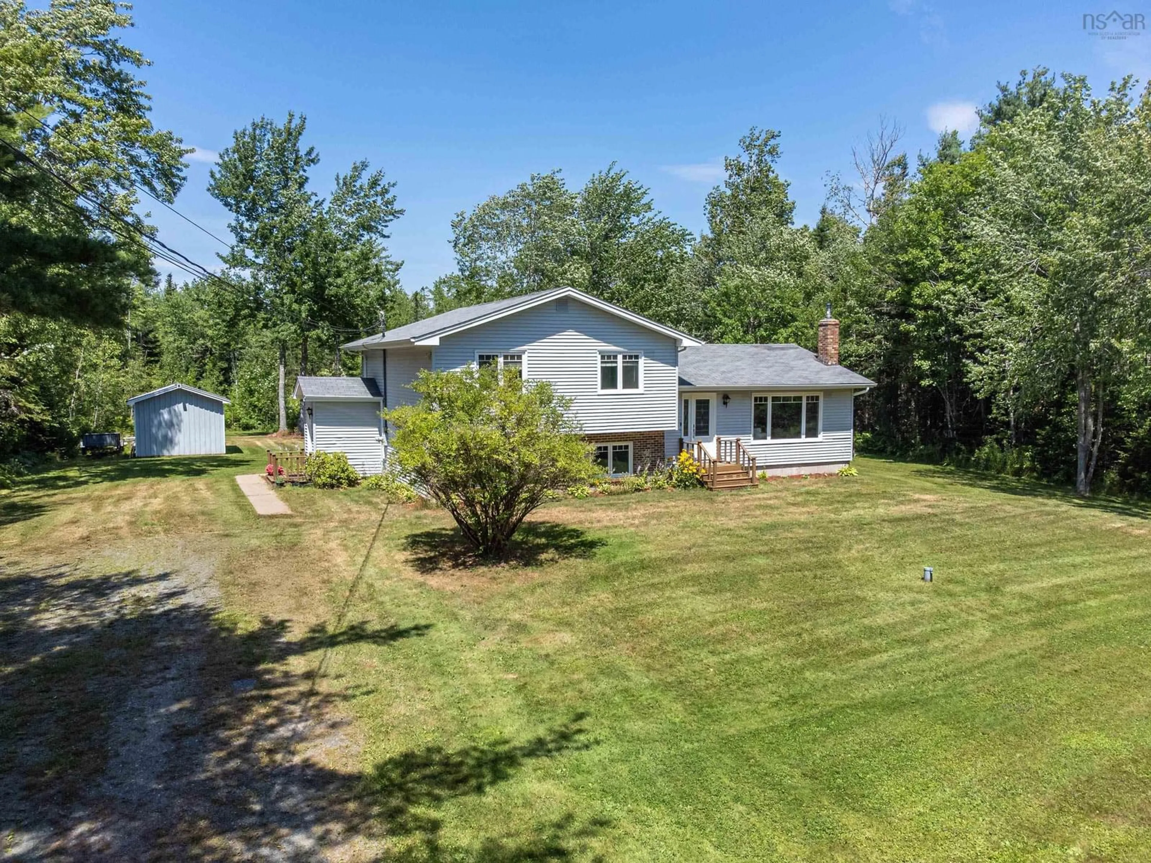 A pic from outside/outdoor area/front of a property/back of a property/a pic from drone, unknown for 617 Highway 277, Dutch Settlement Nova Scotia B2S 2C7