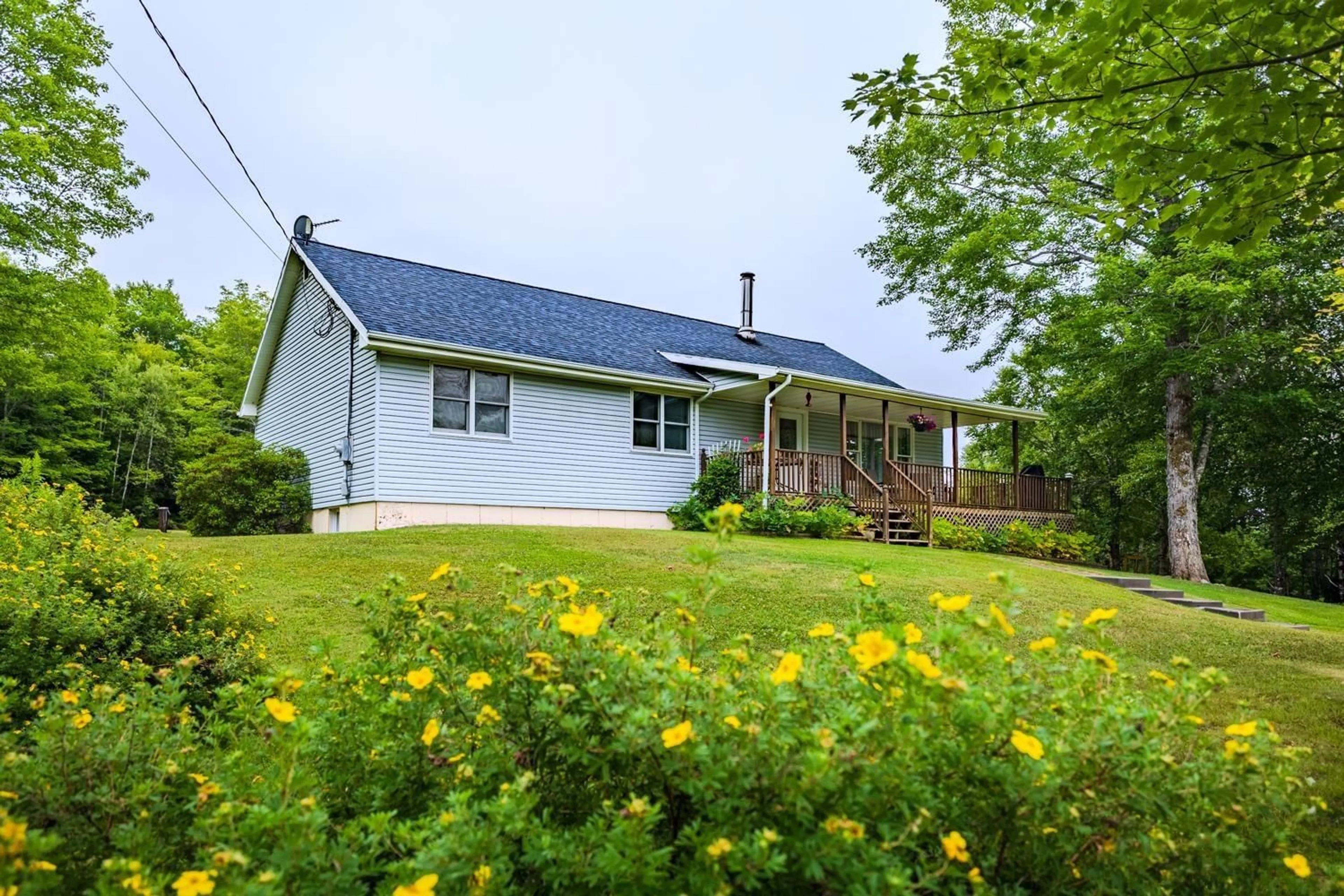 A pic from outside/outdoor area/front of a property/back of a property/a pic from drone, street for 56 Hiram Lynds Rd, North River Nova Scotia B6L 6K2