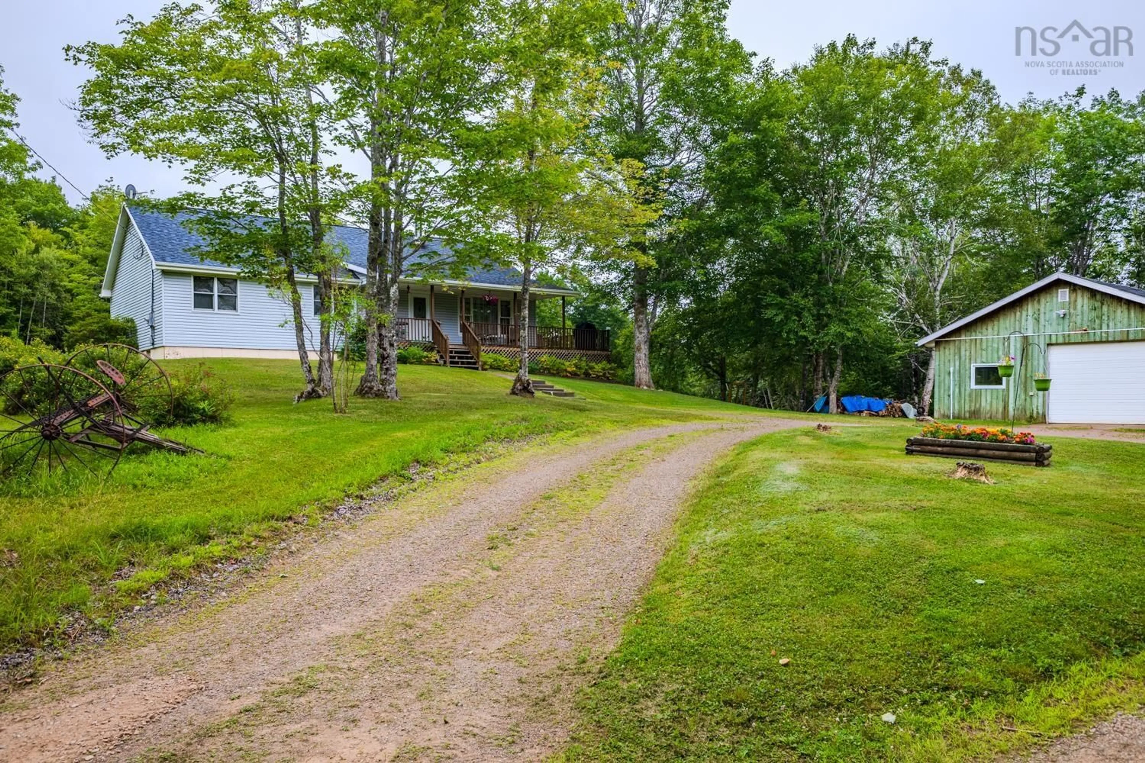 A pic from outside/outdoor area/front of a property/back of a property/a pic from drone, unknown for 56 Hiram Lynds Rd, North River Nova Scotia B6L 6K2