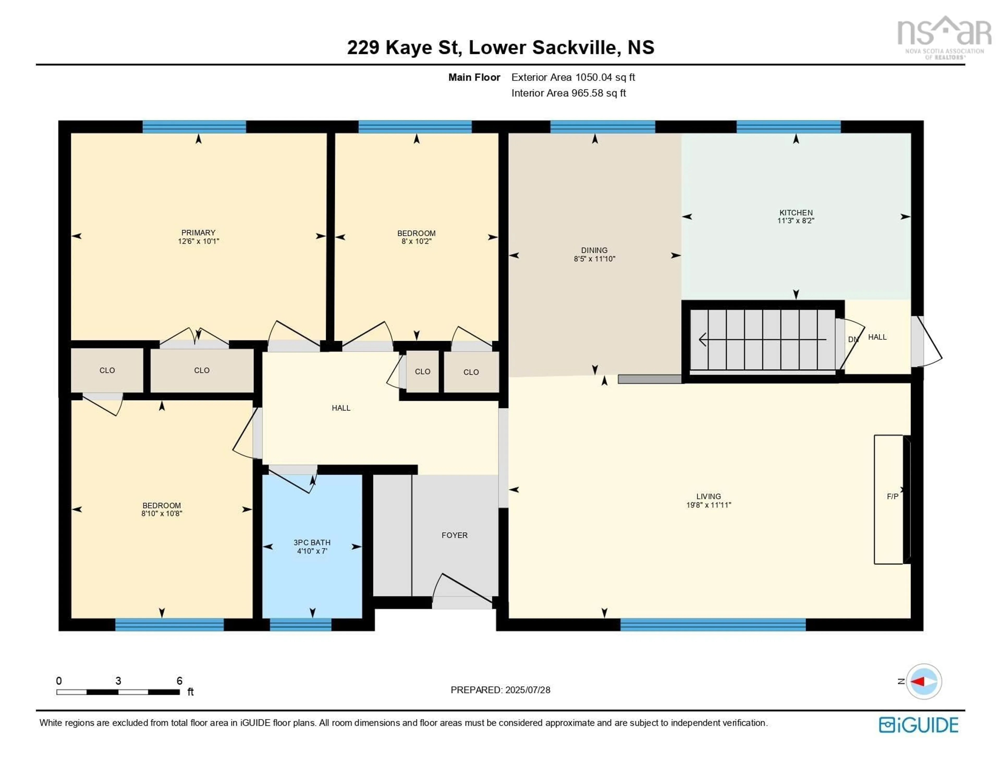Floor plan for 229 Kaye St, Lower Sackville Nova Scotia B4C 1N3
