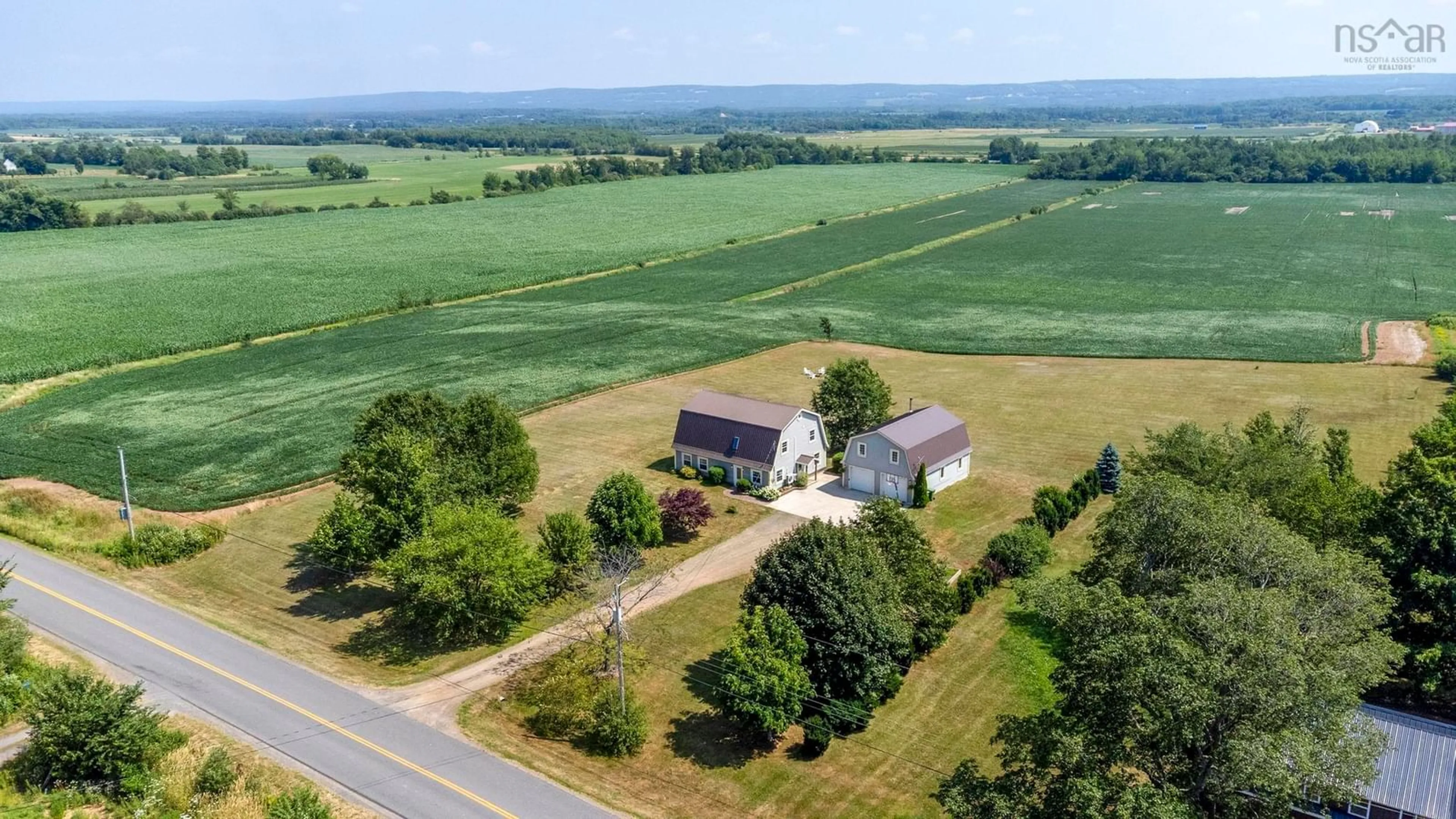 A pic from outside/outdoor area/front of a property/back of a property/a pic from drone, unknown for 3010 Brooklyn St, Dempseys Corner Nova Scotia B0P 1C0