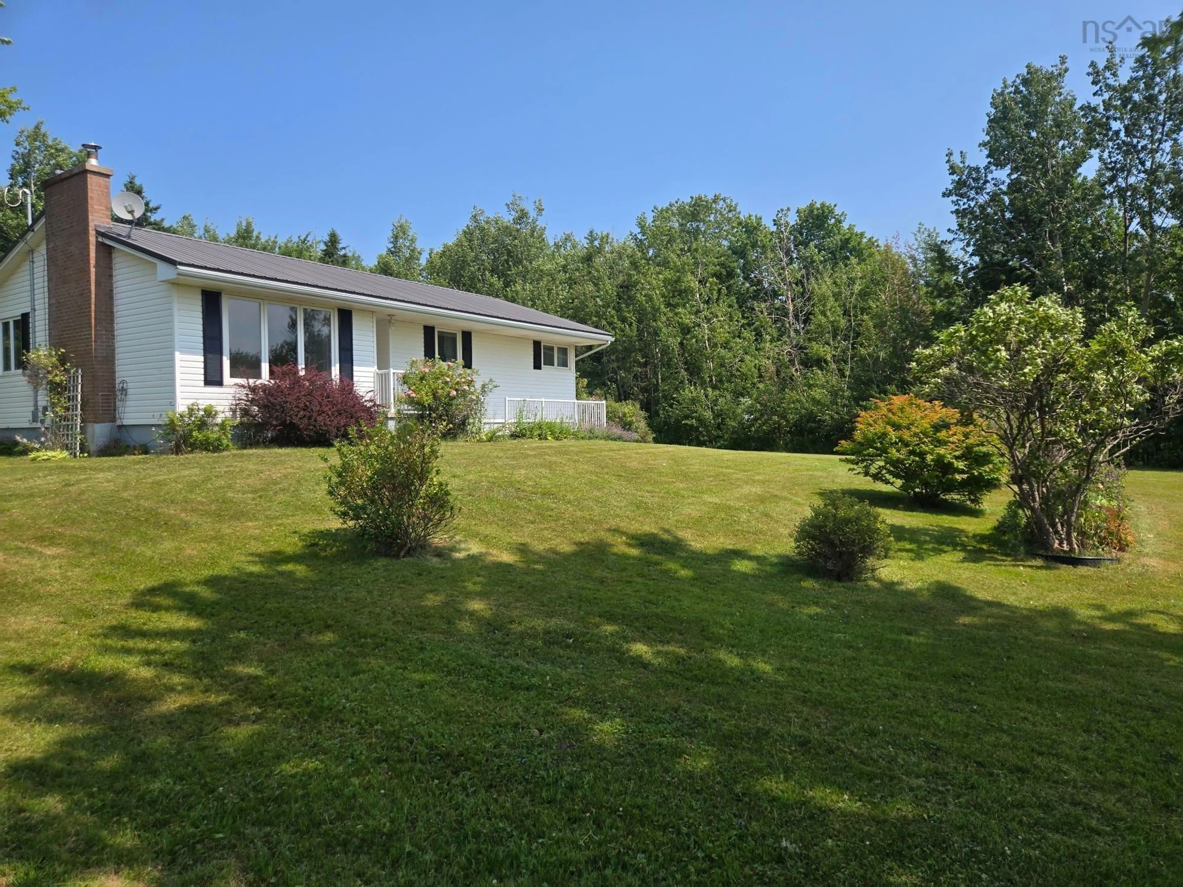 A pic from outside/outdoor area/front of a property/back of a property/a pic from drone, unknown for 3419 Malagash Rd, Malagash Centre Nova Scotia B0K 1E0