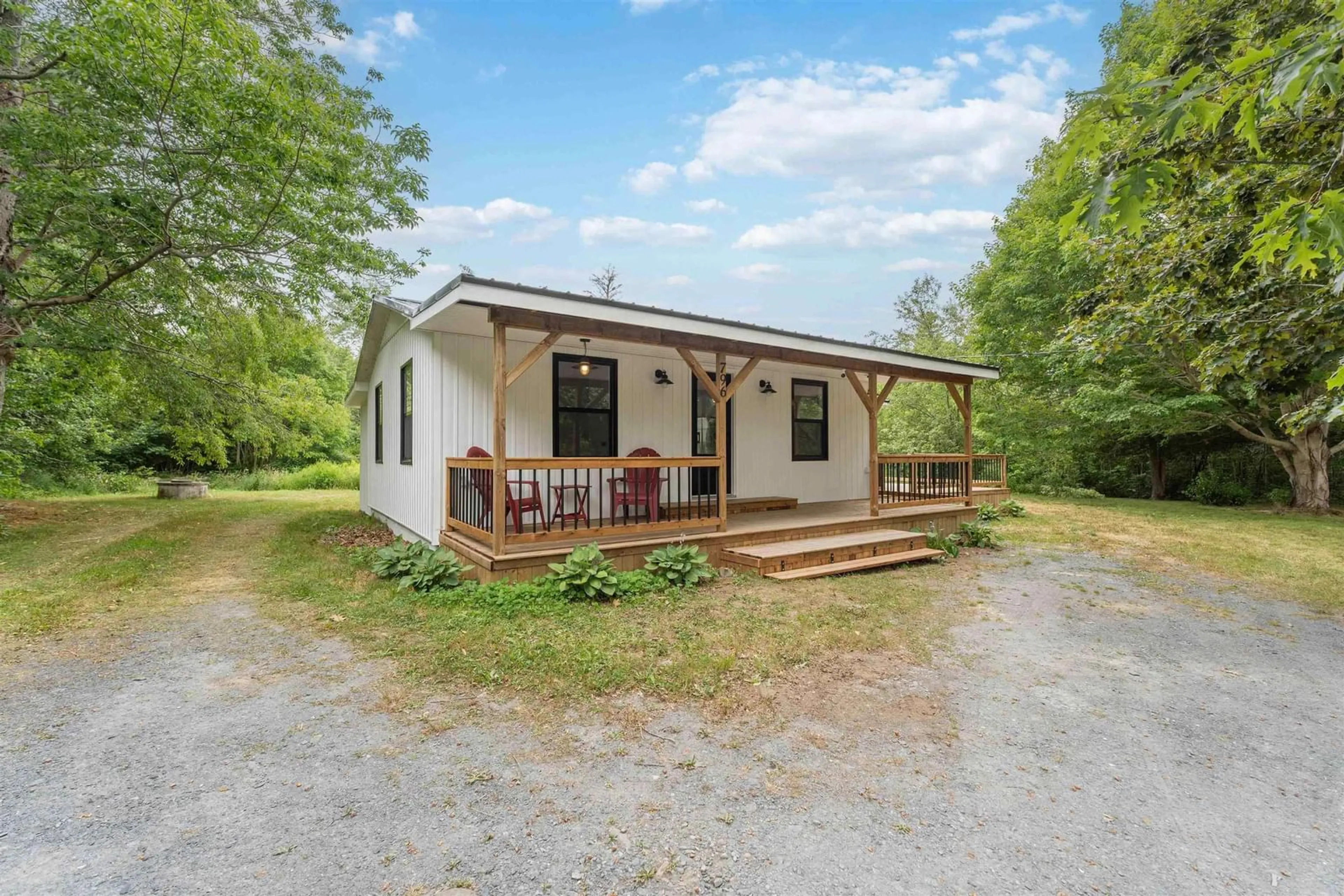 A pic from outside/outdoor area/front of a property/back of a property/a pic from drone, unknown for 796 French Rd, Plympton Station Nova Scotia B0W 2R0