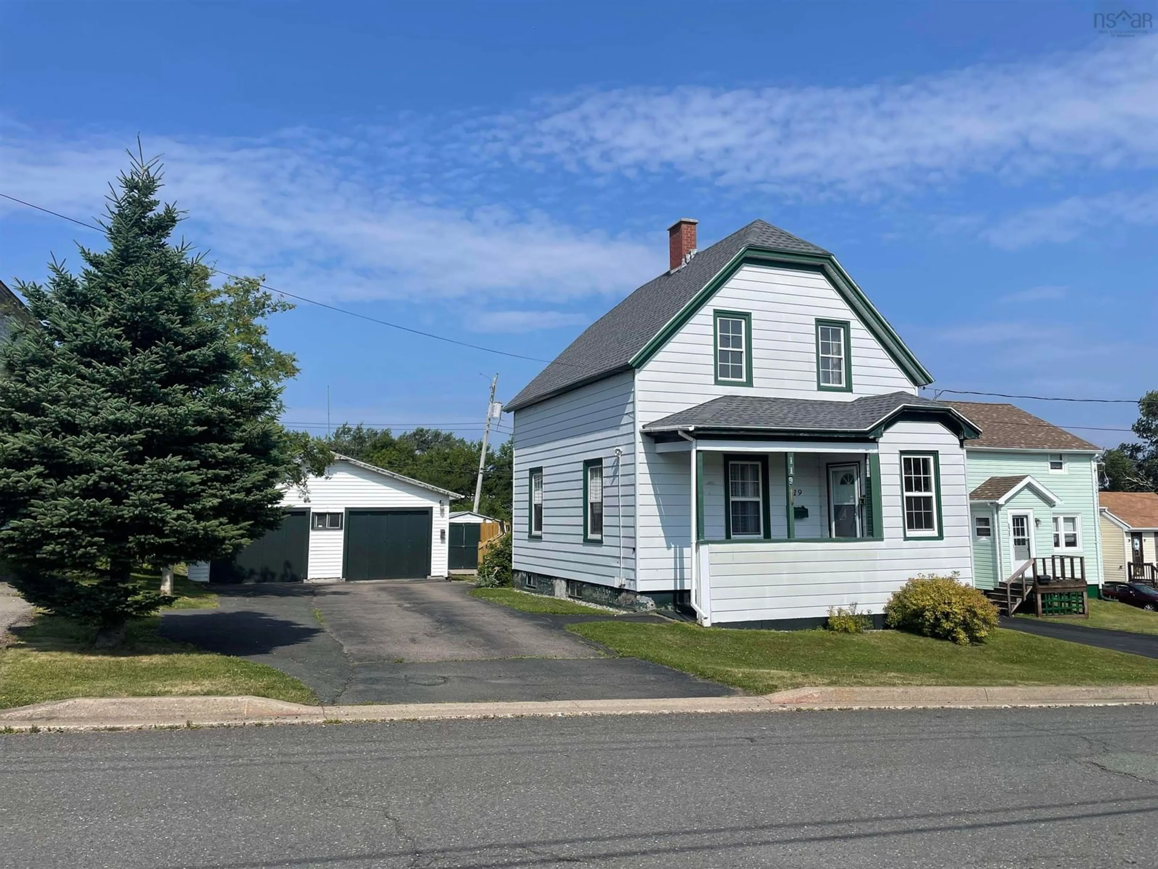 Home with vinyl exterior material, street for 119 Alexander St, Glace Bay Nova Scotia B1A 4A6