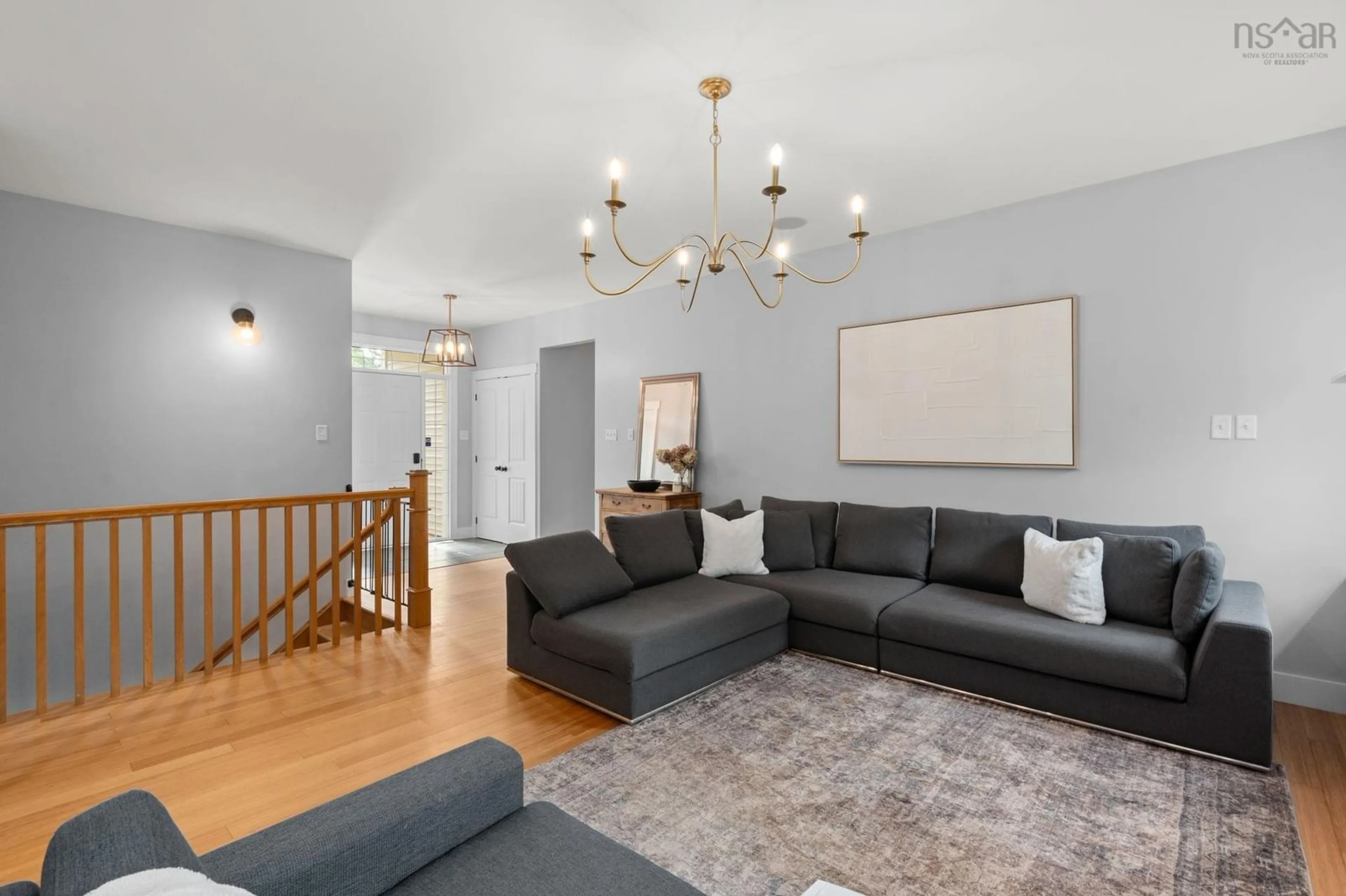 Living room with furniture, unknown for 110 Given Dr, Grand Lake Nova Scotia B2T 0K1