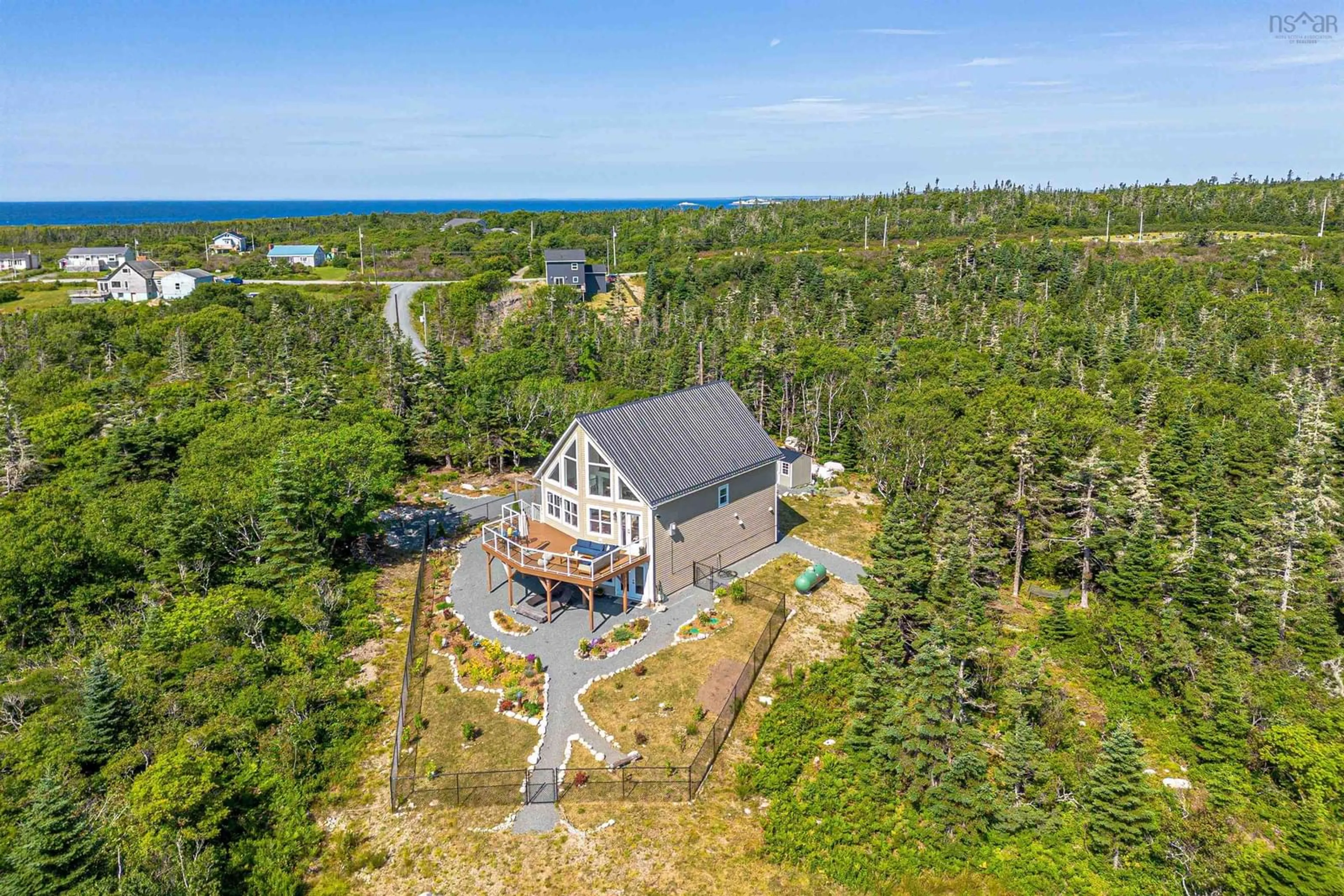 A pic from outside/outdoor area/front of a property/back of a property/a pic from drone, water/lake/river/ocean view for 1330 Prospect Bay Rd, Prospect Bay Nova Scotia B3T 2B1