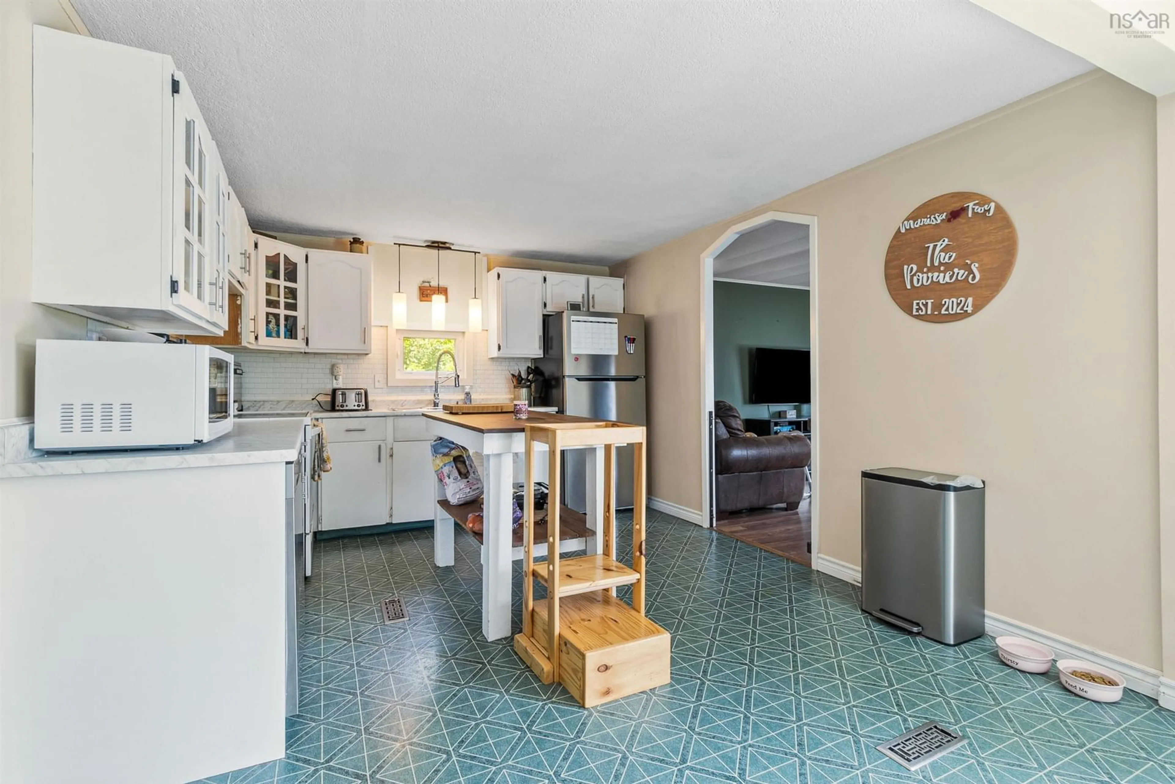 Open concept kitchen, ceramic/tile floor for 777 Collier Rd, Ardoise Nova Scotia B0N 1L0