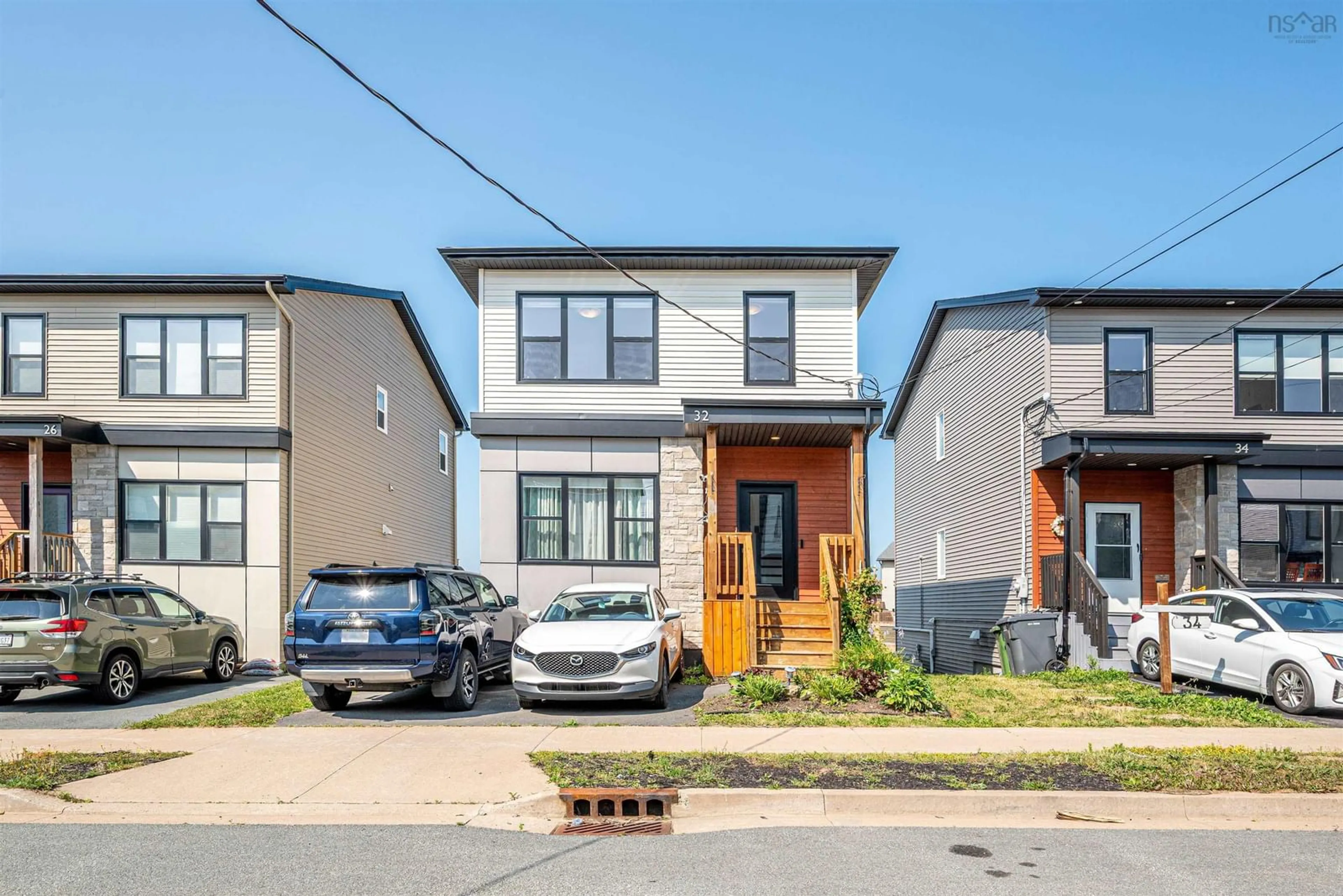 Home with brick exterior material, street for 32 Travertine Crt, Spryfield Nova Scotia B3P 0J5