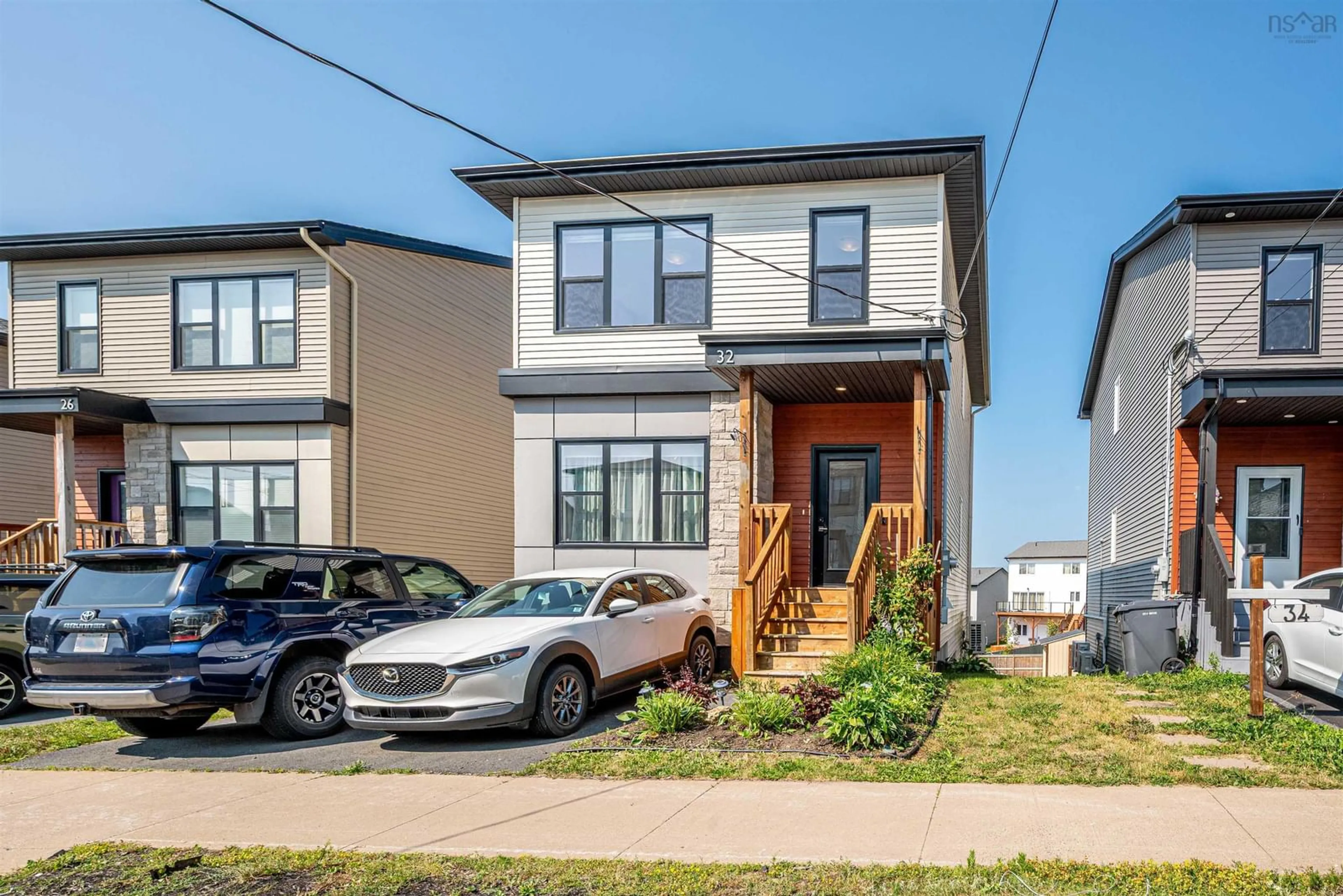 Home with brick exterior material, street for 32 Travertine Crt, Spryfield Nova Scotia B3P 0J5