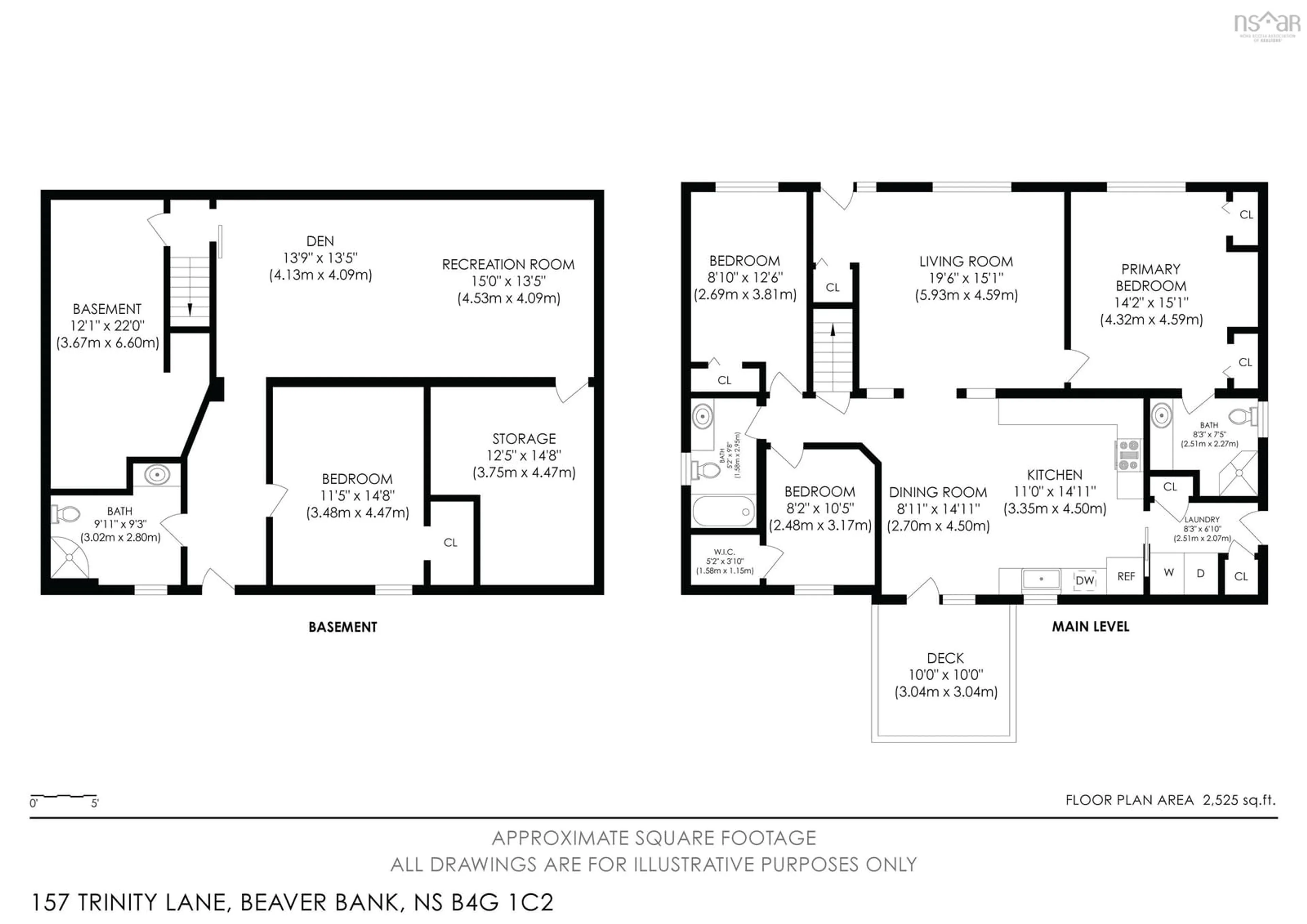 Floor plan for 157 Trinity Lane, Beaver Bank Nova Scotia B4G 1C2