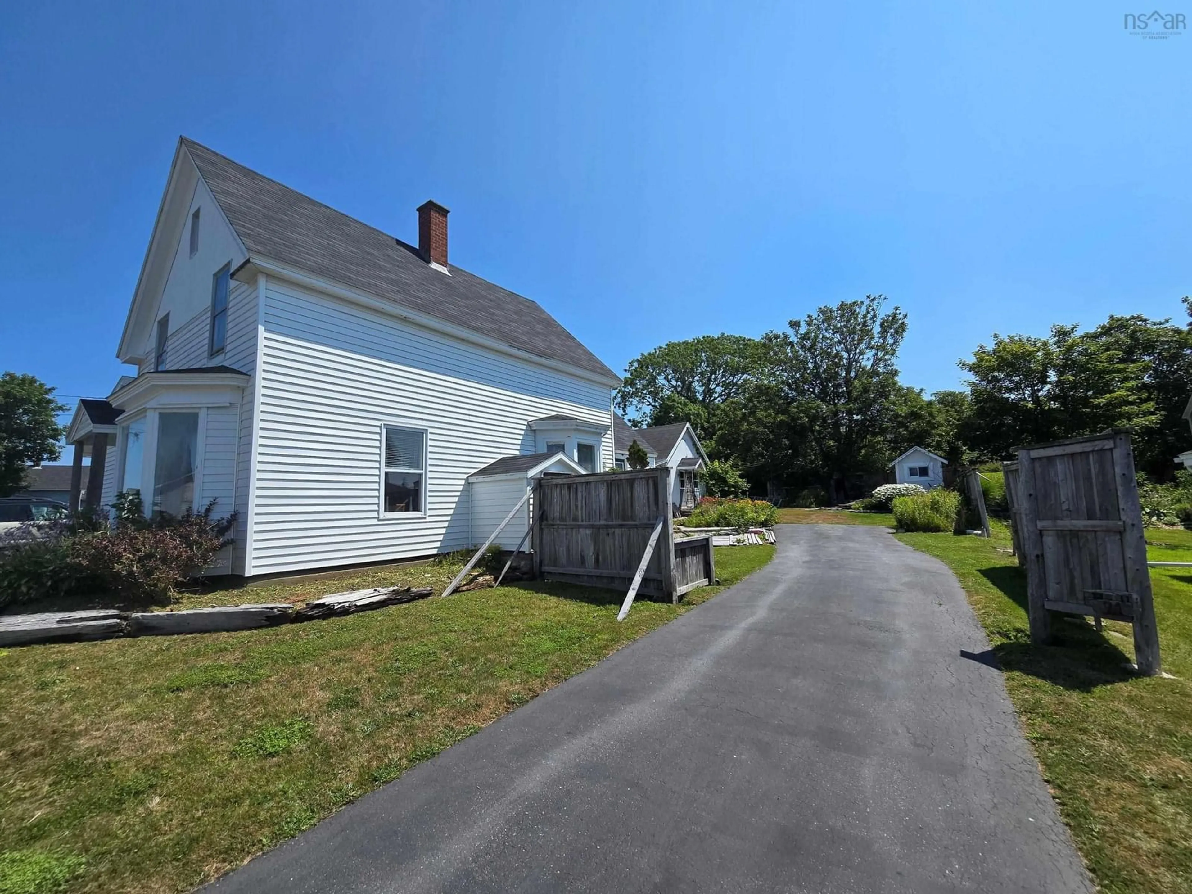 A pic from outside/outdoor area/front of a property/back of a property/a pic from drone, street for 21 Charles St, Port Maitland Nova Scotia B5A 5R8