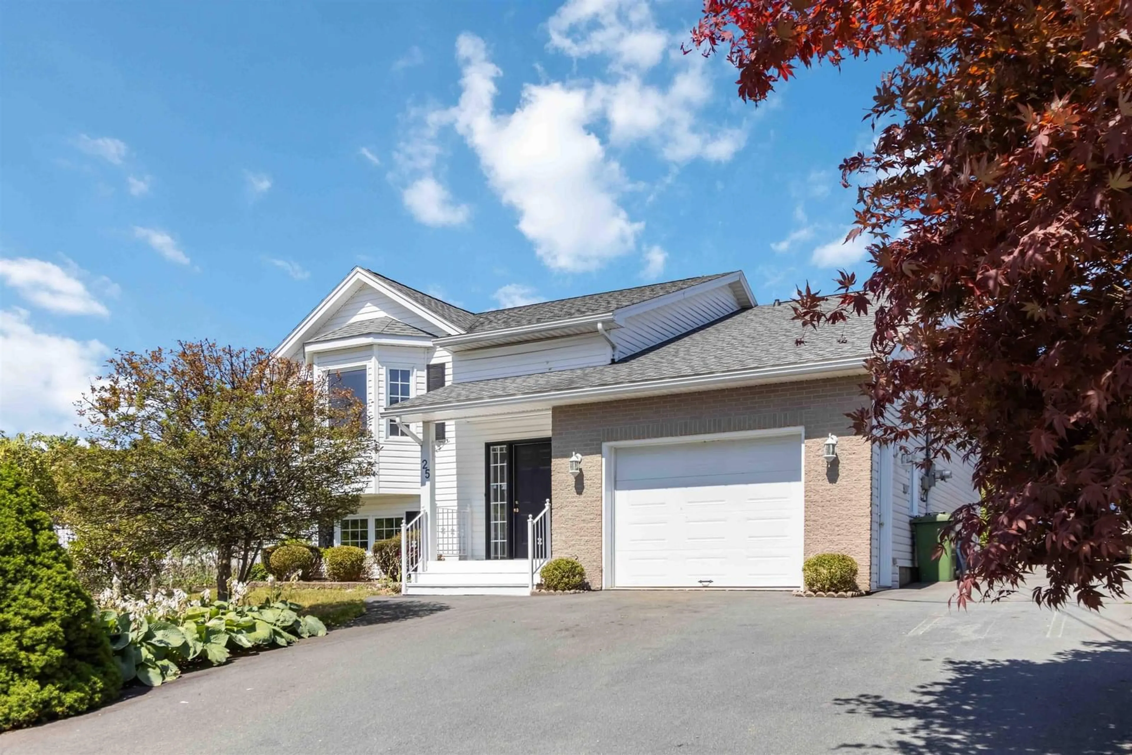 Home with vinyl exterior material, street for 25 Argus Dr, Dartmouth Nova Scotia B3A 4Y1
