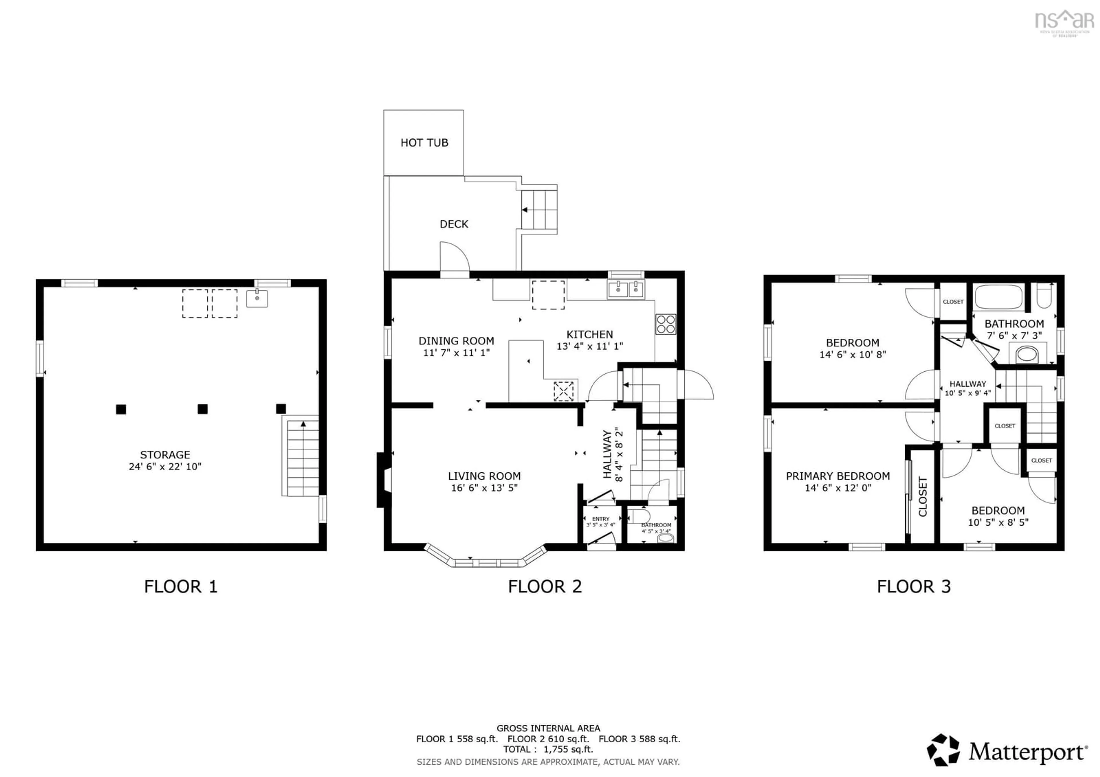 Floor plan for 3285 Samuel Walker Dr, Halifax Nova Scotia B3L 4A8